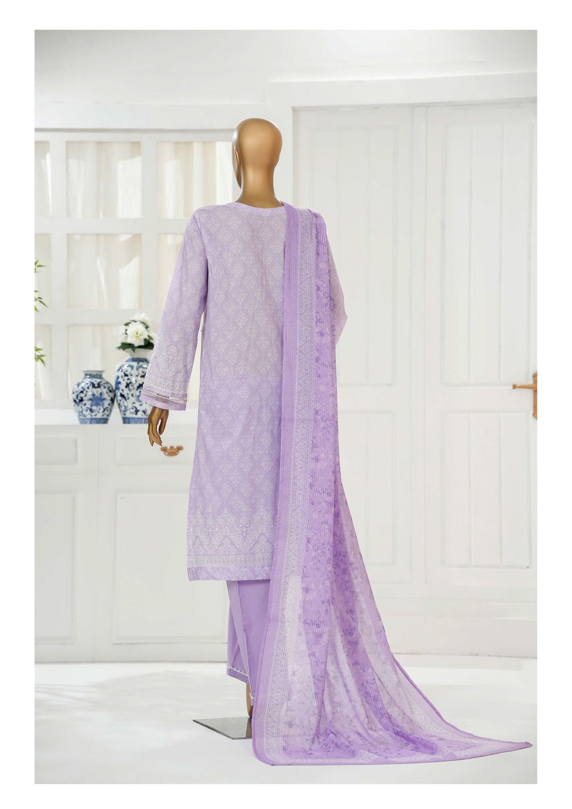 HZ Textile Ready to Wear PRINTKARI CHIKANKARI VOL-06 Print 3PC Collection 2025 D-03