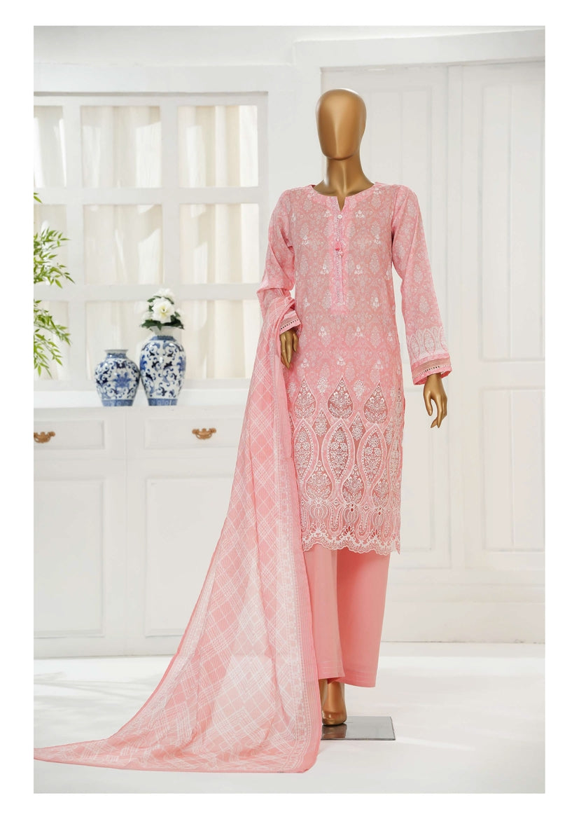 HZ Textile Ready to Wear PRINTKARI CHIKANKARI VOL-06 Print 3PC Collection 2025 D-05