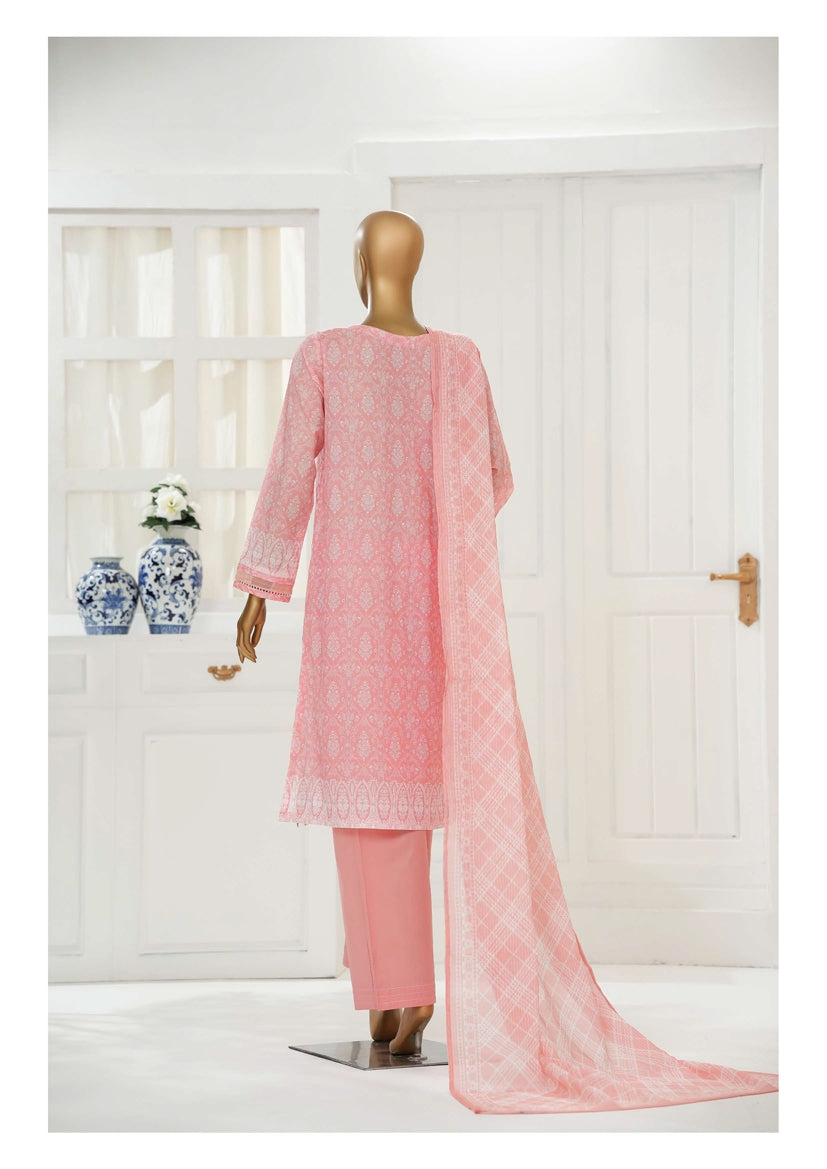 HZ Textile Ready to Wear PRINTKARI CHIKANKARI VOL-06 Print 3PC Collection 2025 D-05