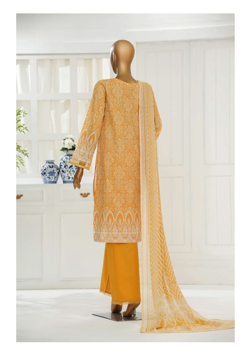 HZ Textile Ready to Wear PRINTKARI CHIKANKARI VOL-06 Print 3PC Collection 2025 D-06