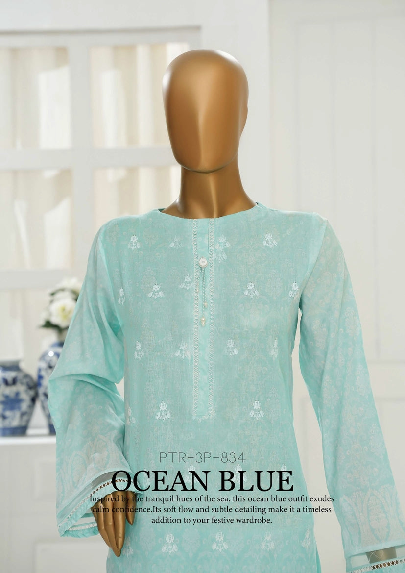 HZ Textile Ready to Wear PRINTKARI CHIKANKARI VOL-06 Print 3PC Collection 2025 D-07