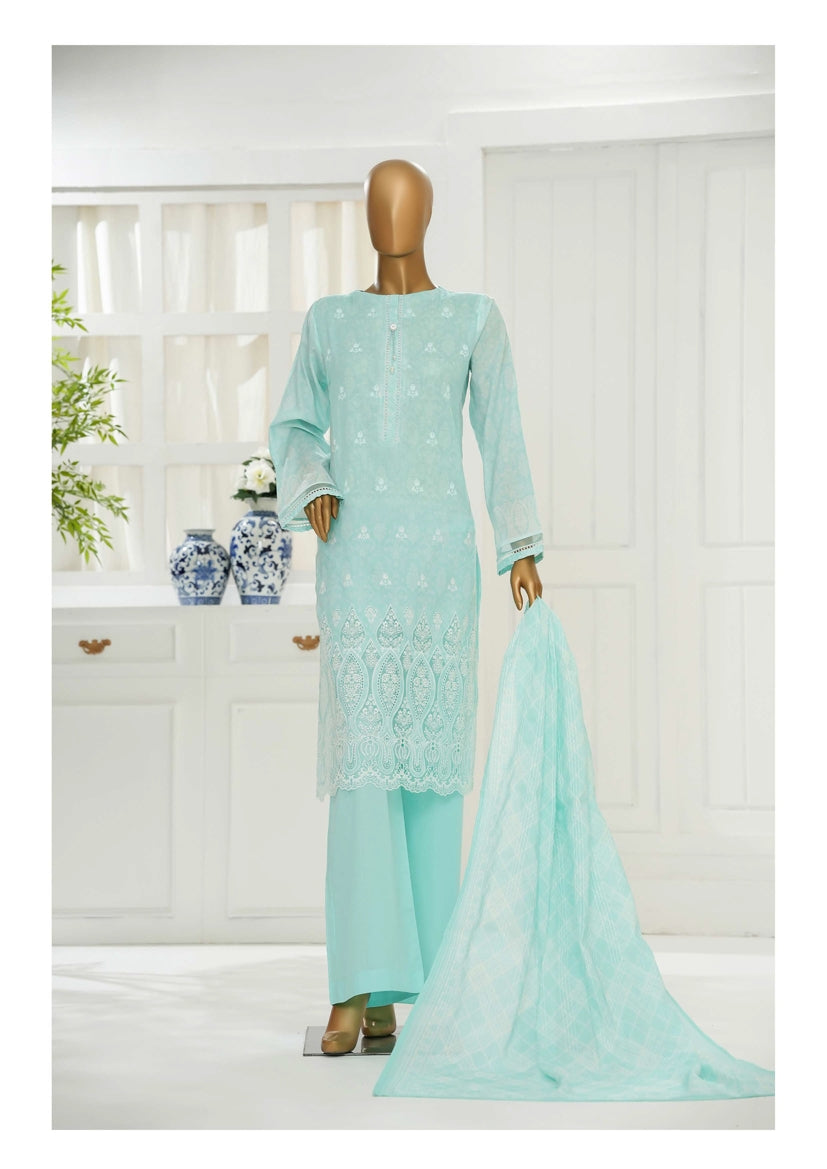 HZ Textile Ready to Wear PRINTKARI CHIKANKARI VOL-06 Print 3PC Collection 2025 D-07