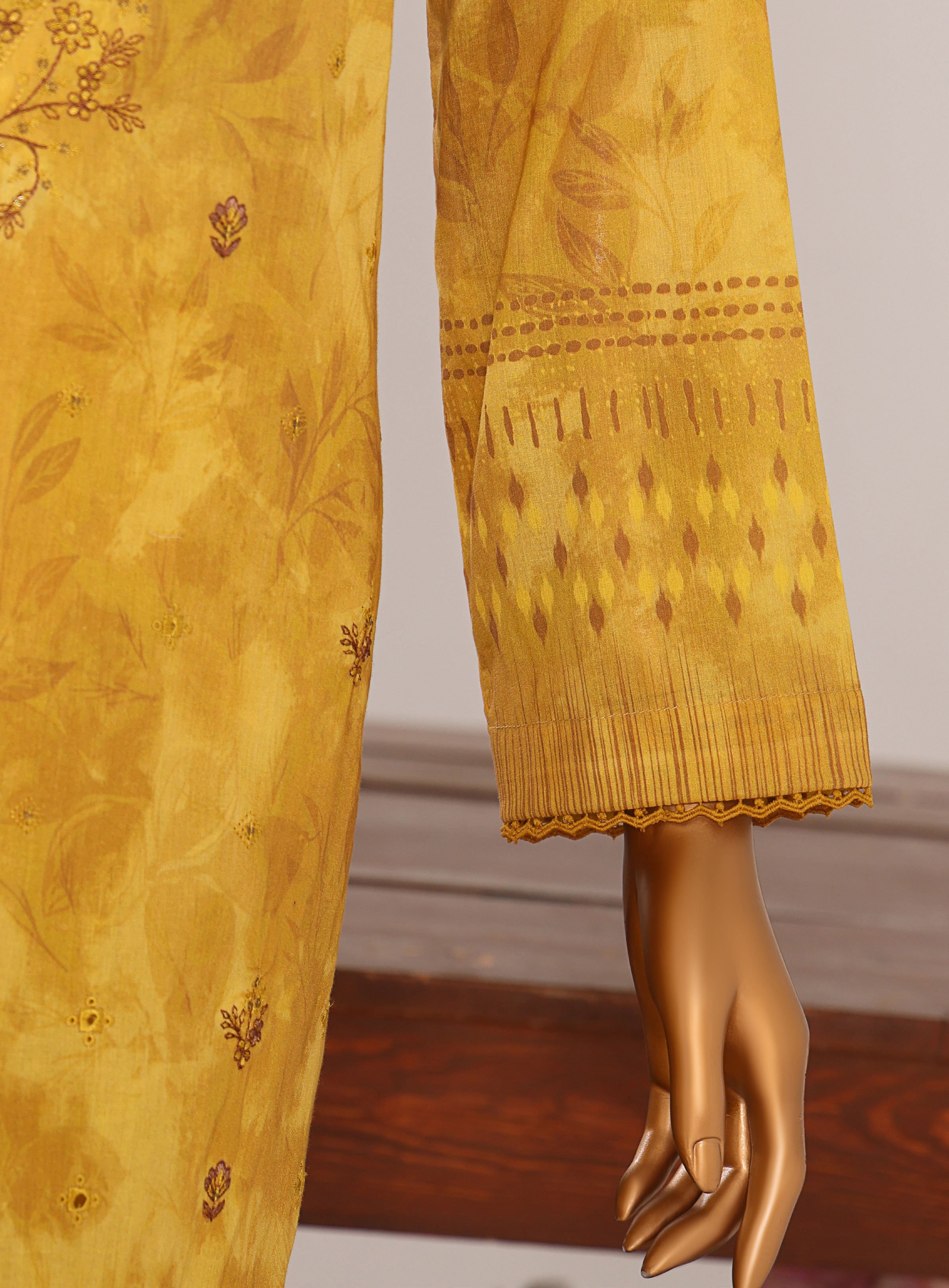 HZ Textile Unstitched Elite EMBROIDERED Collection'25 D-03