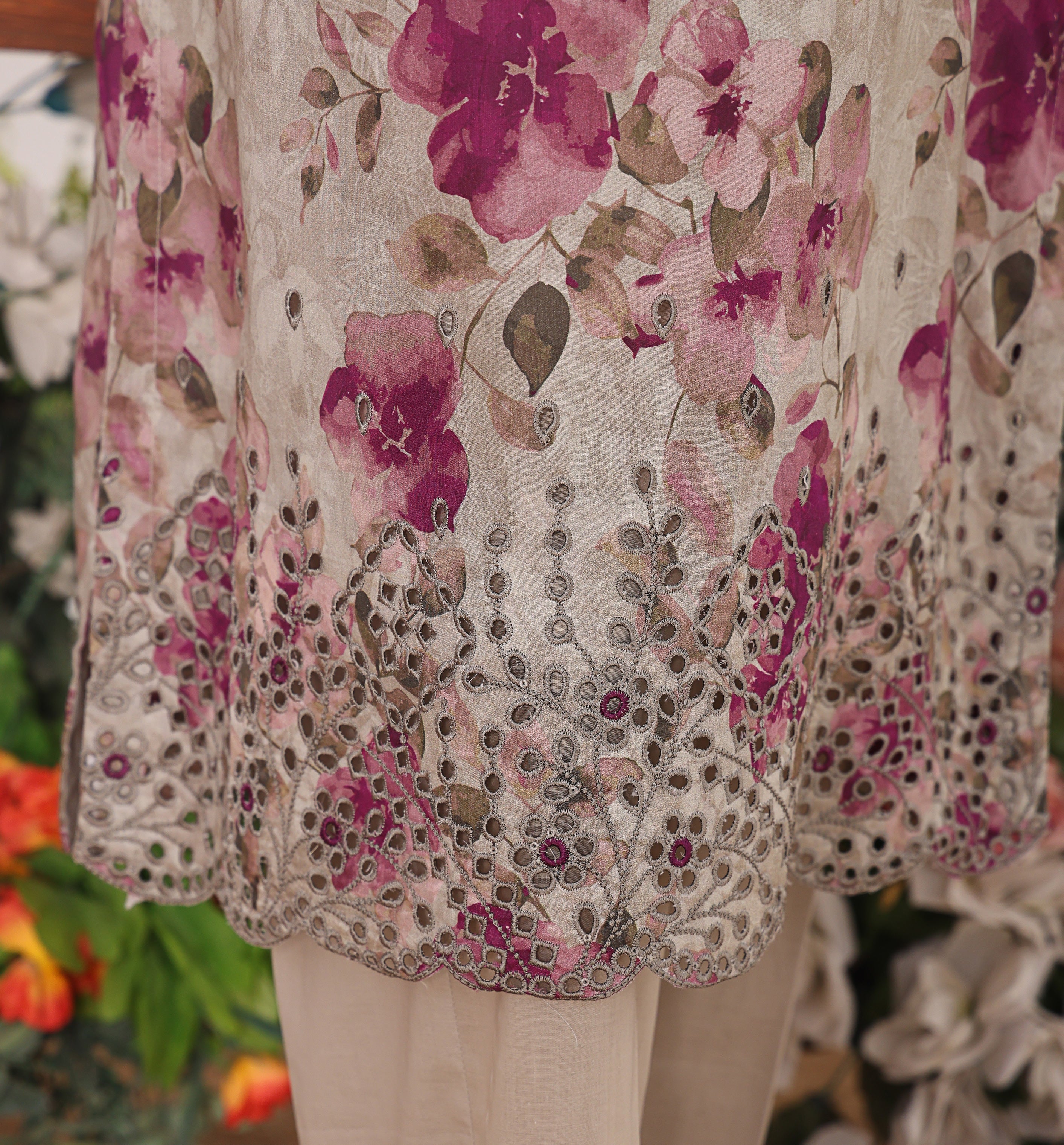 HZ Textile Unstitched Elite EMBROIDERED Collection'25 D-02