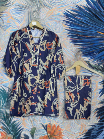 Bella pret kids collection Swiss stuff Ready to Wear 2PC Collection 2025 D-02