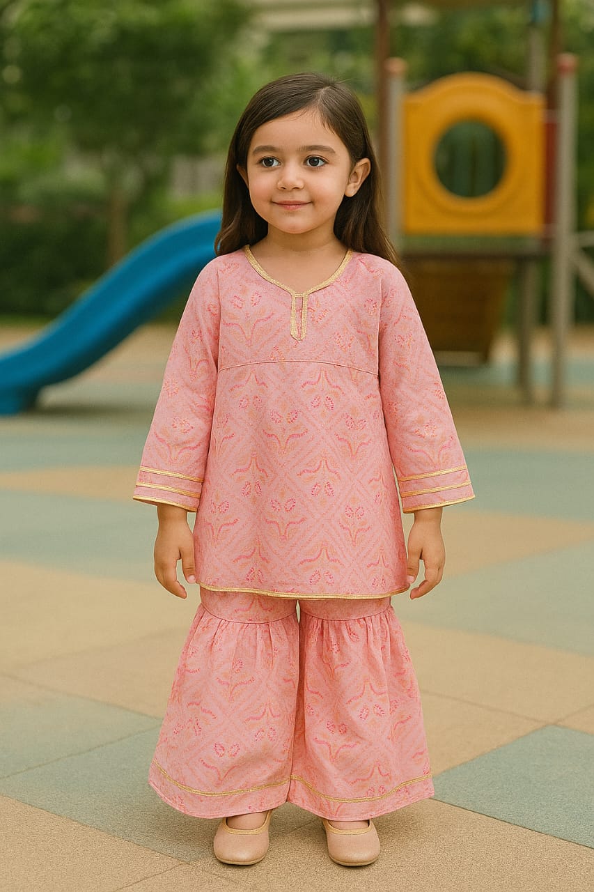 Guriya Collection Ready to Wear 2PC Girl's Festive Collection 2025 D-09