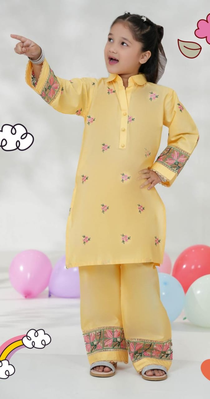 Guriya Collection Ready to Wear 2PC Girl's Festive Collection 2025 D-10