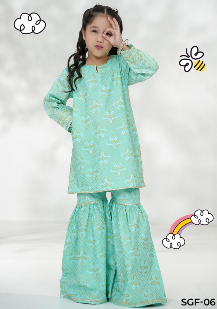Guriya Collection Ready to Wear 2PC Girl's Festive Collection 2025 D-11