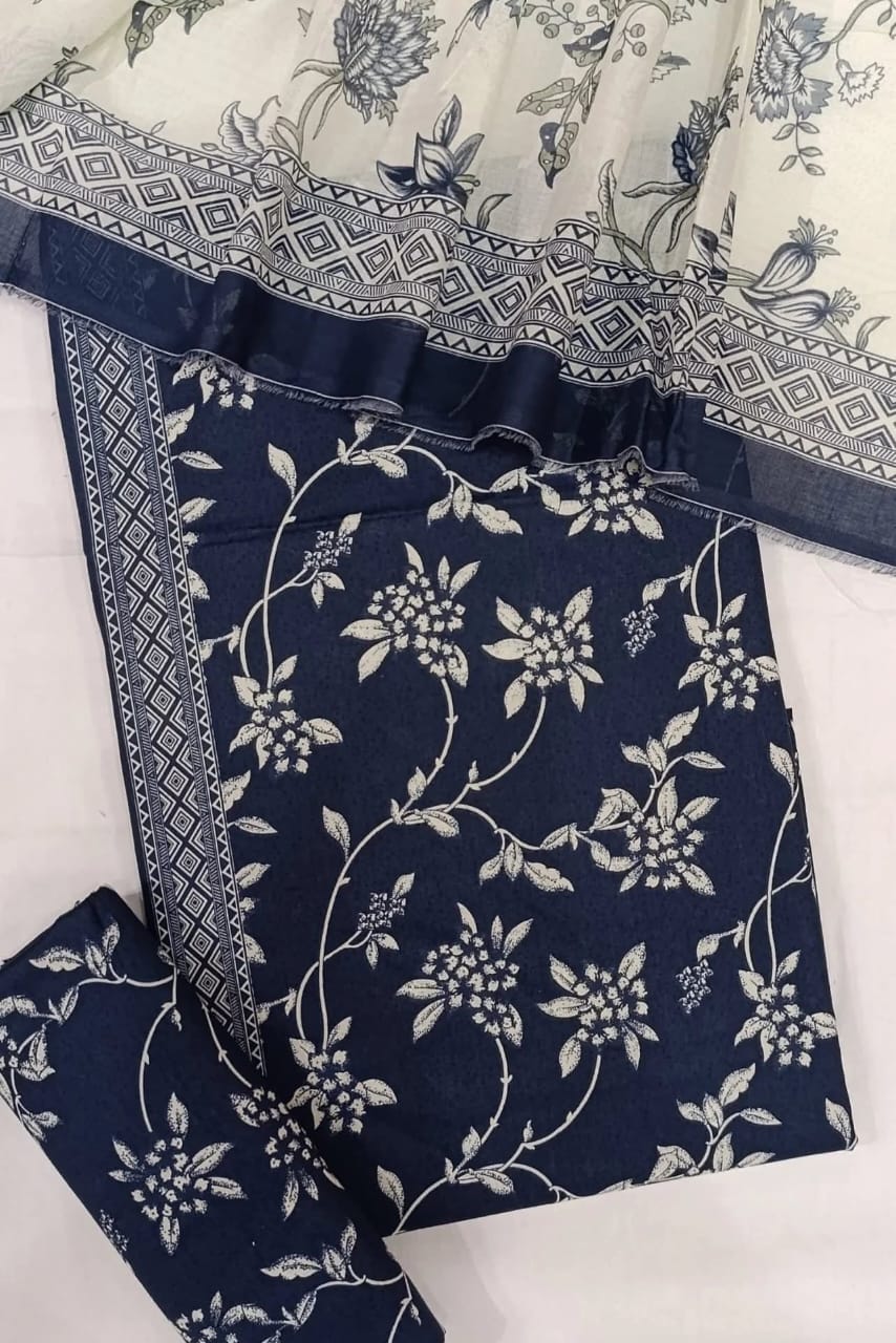 BIN SAEED Luxury Mid Summer Digital Printed 3Piece Unstitched_ COLLECTION 2025 D-24