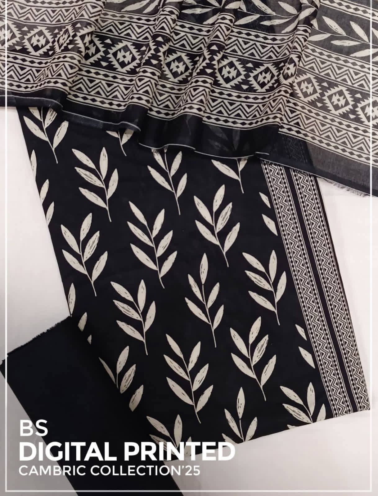 BIN SAEED Luxury Mid Summer Digital Printed 3Piece Unstitched_ COLLECTION 2025 D-13