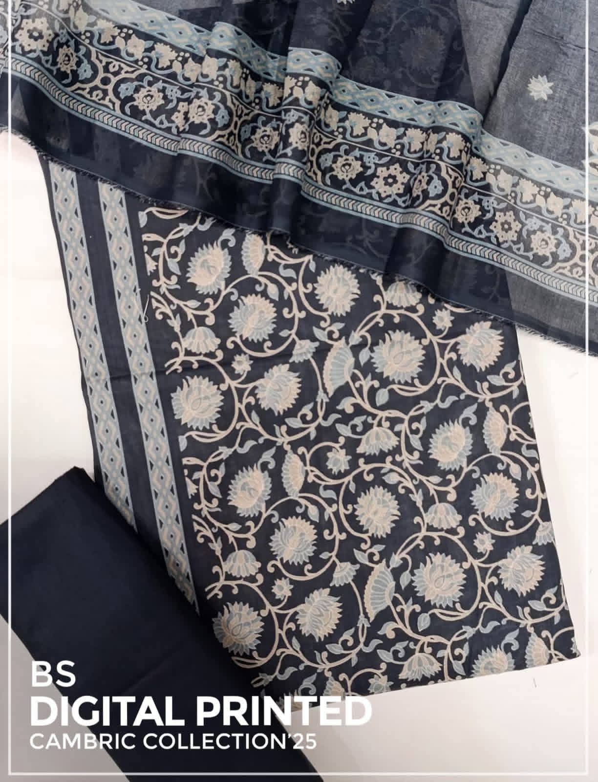 BIN SAEED Luxury Mid Summer Digital Printed 3Piece Unstitched_ COLLECTION 2025 D-20