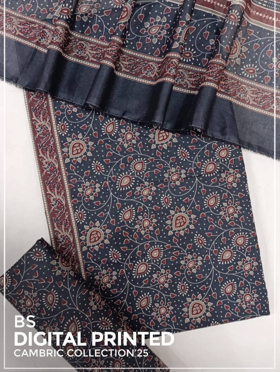 BIN SAEED Luxury Mid Summer Digital Printed 3Piece Unstitched_ COLLECTION 2025 D-31