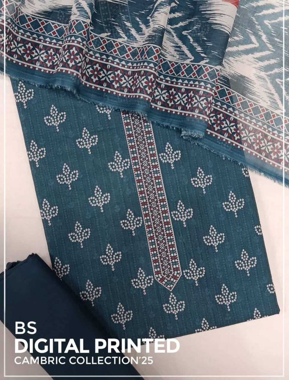 BIN SAEED Luxury Mid Summer Digital Printed 3Piece Unstitched_ COLLECTION 2025 D-27