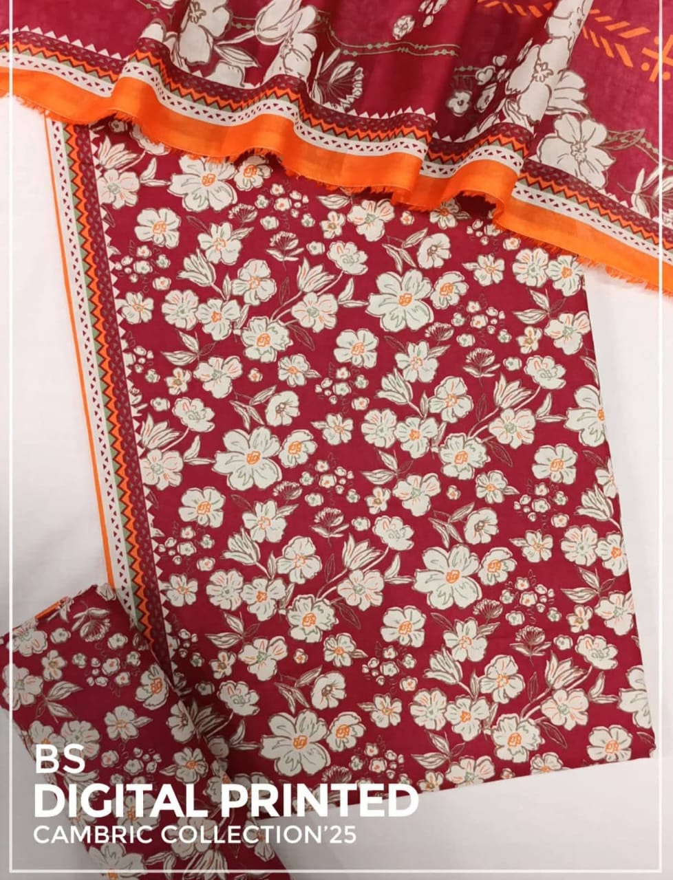 BIN SAEED Luxury Mid Summer Digital Printed 3Piece Unstitched_ COLLECTION 2025 D-33