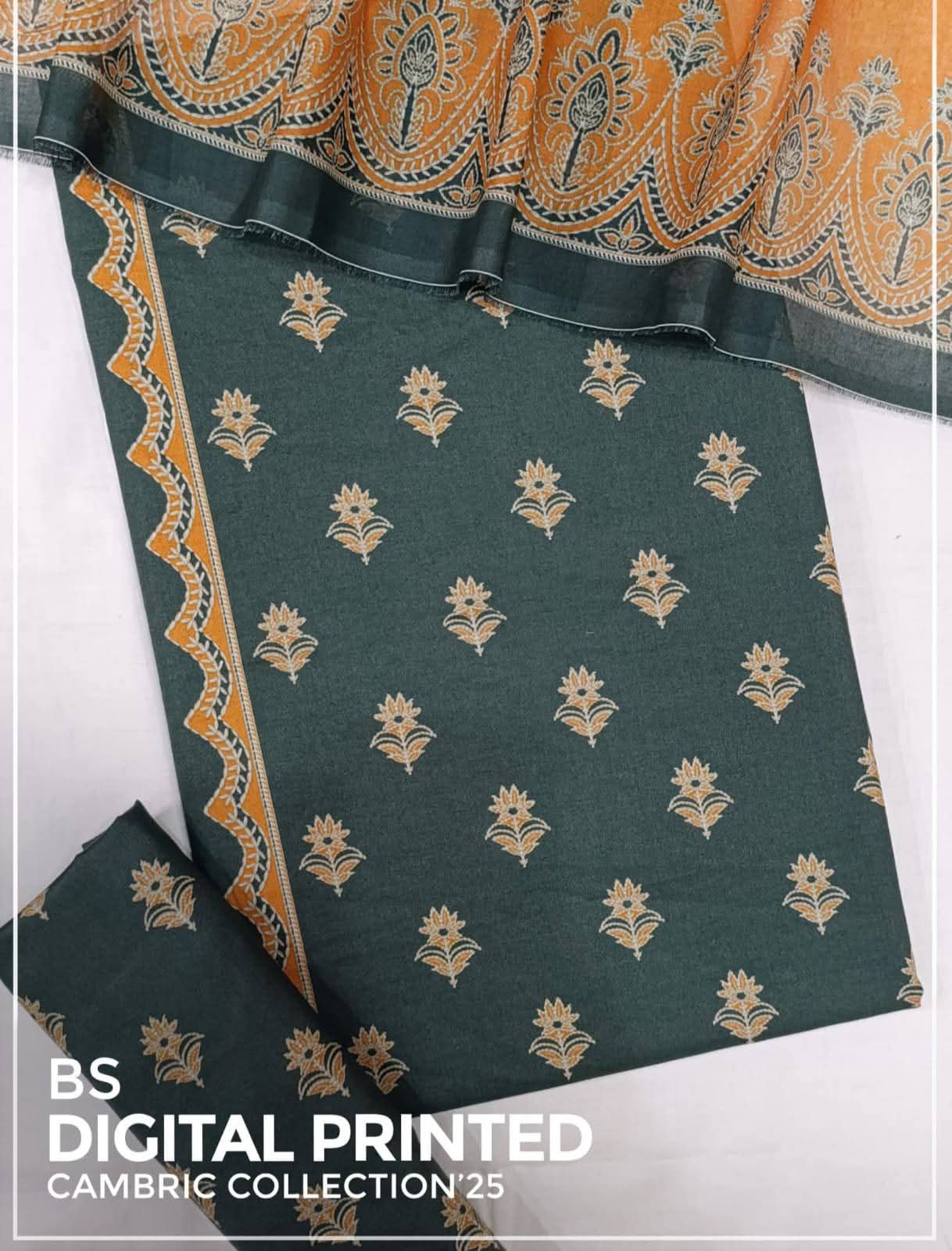 BIN SAEED Luxury Mid Summer Digital Printed 3Piece Unstitched_ COLLECTION 2025 D-21