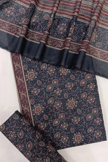 BIN SAEED Luxury Mid Summer Digital Printed 3Piece Unstitched_ COLLECTION 2025 D-03