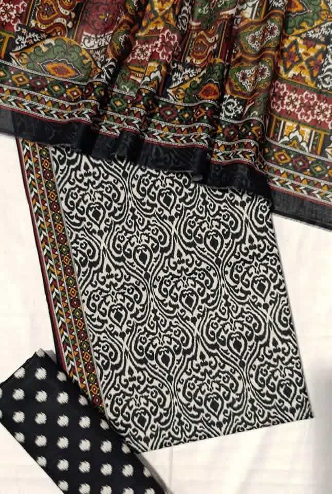 BIN SAEED Luxury Mid Summer Digital Printed 3Piece Unstitched_ COLLECTION 2025 D-04