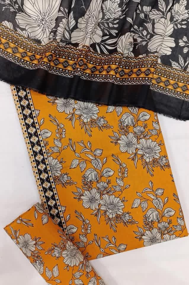 BIN SAEED Luxury Mid Summer Digital Printed 3Piece Unstitched_ COLLECTION 2025 D-08