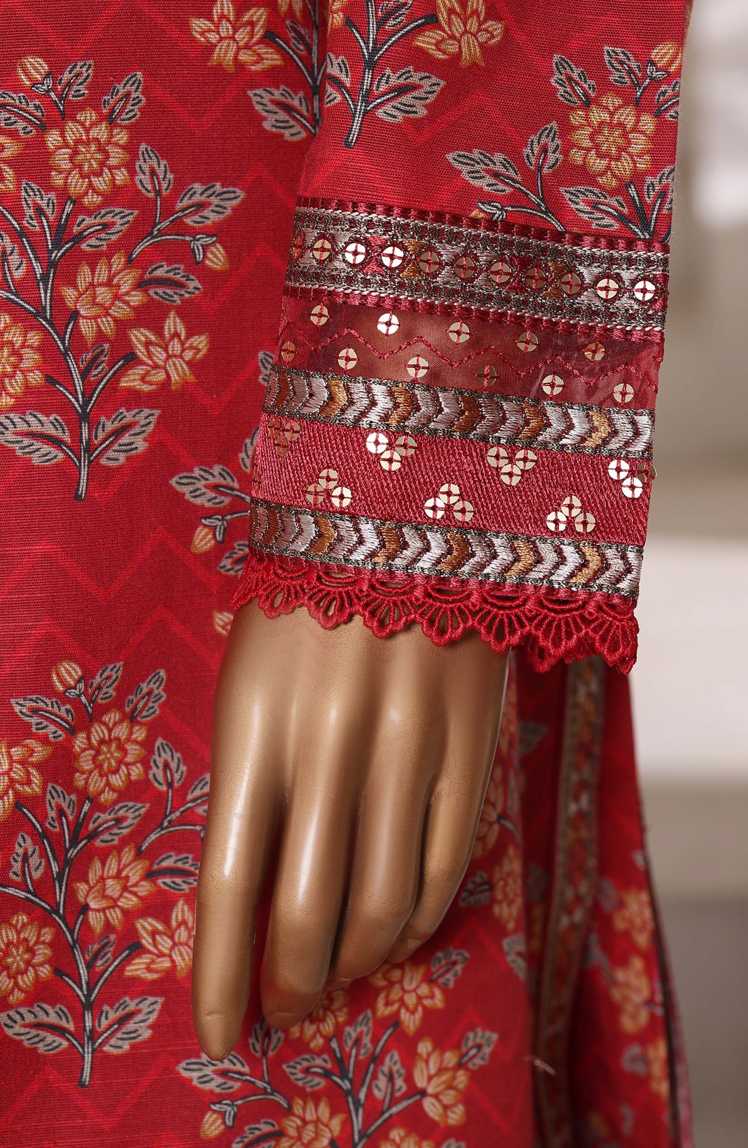 SADABAHAR Luxury Malika Khaddar Collection VOL 1 2025 D-07