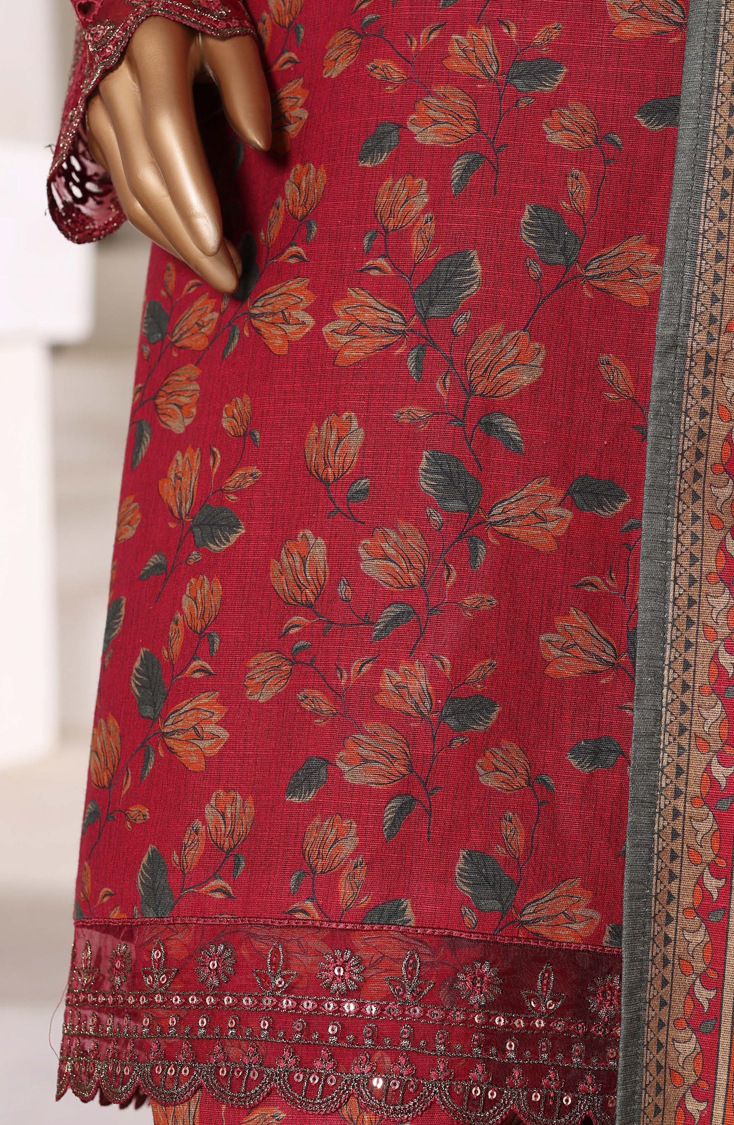 SADABAHAR Luxury Malika Khaddar Collection VOL 1 2025 D-05