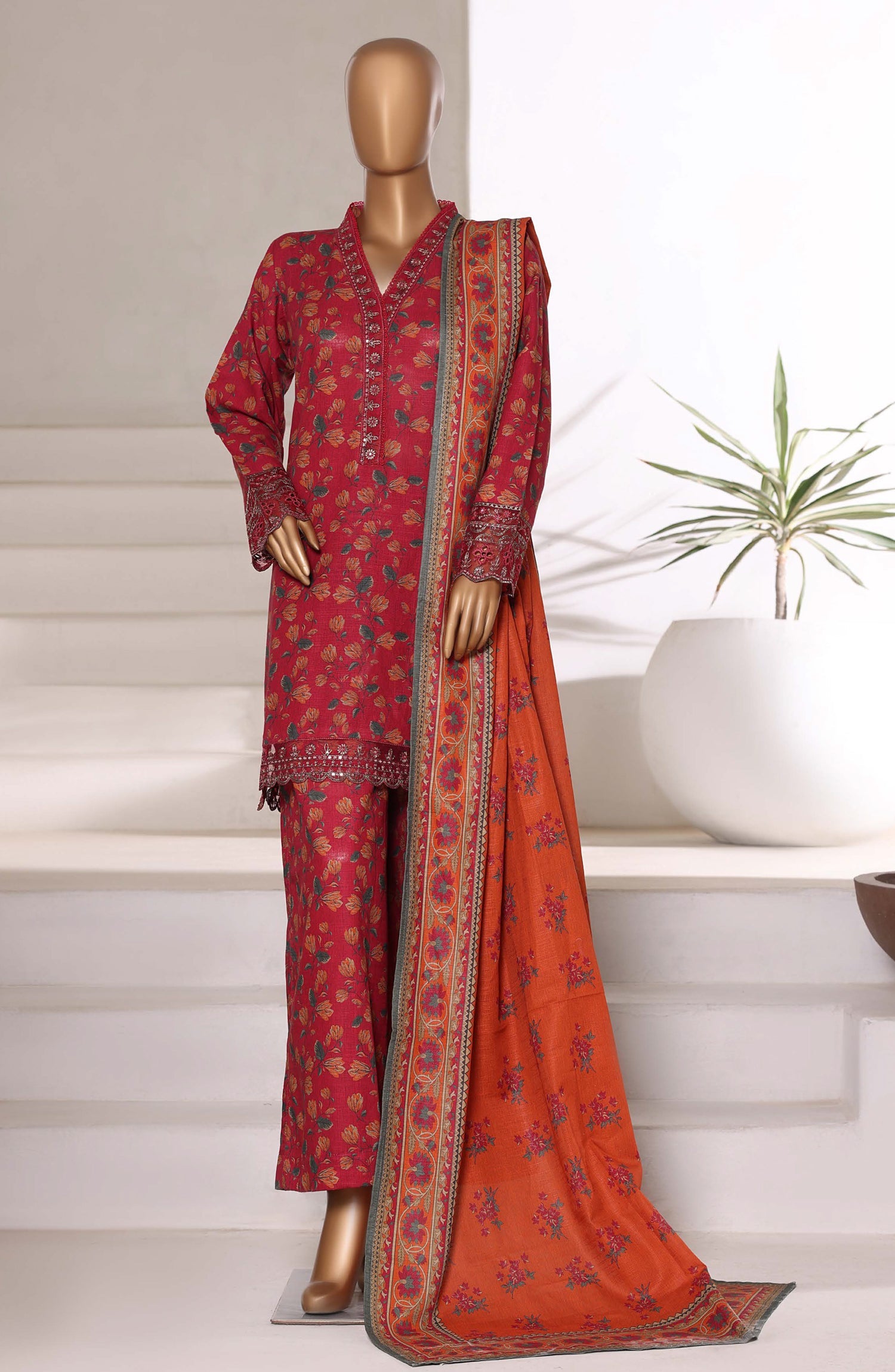 SADABAHAR Luxury Malika Khaddar Collection VOL 1 2025 D-05