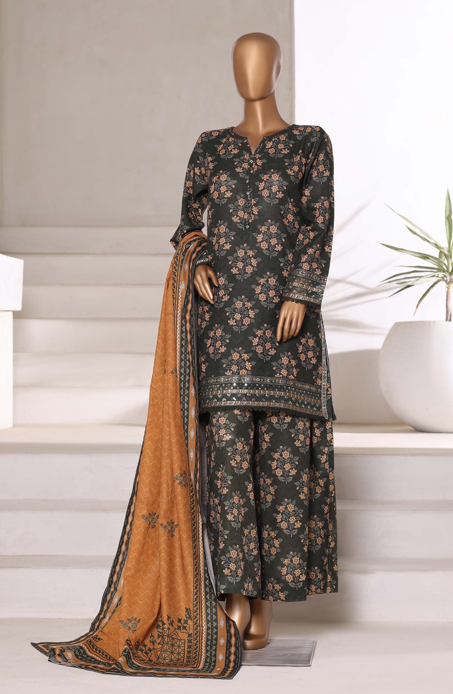 SADABAHAR Luxury Malika Khaddar Collection VOL 1 2025 D-03