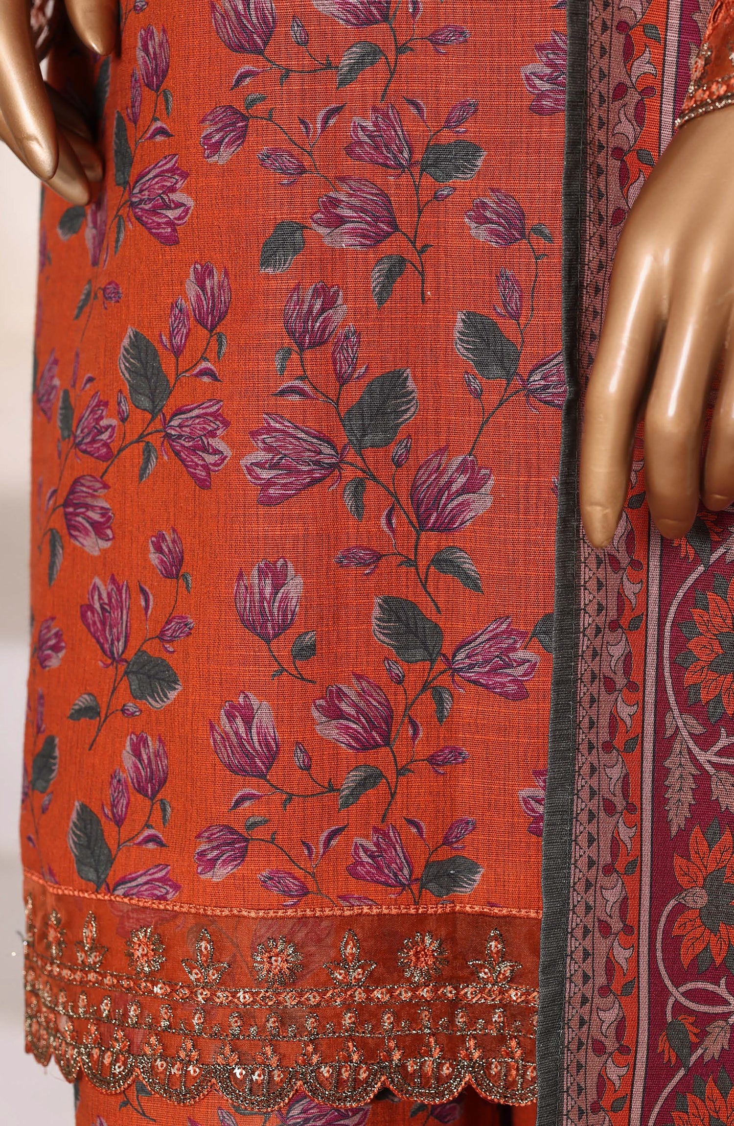 SADABAHAR Luxury Malika Khaddar Collection VOL 1 2025 D-02