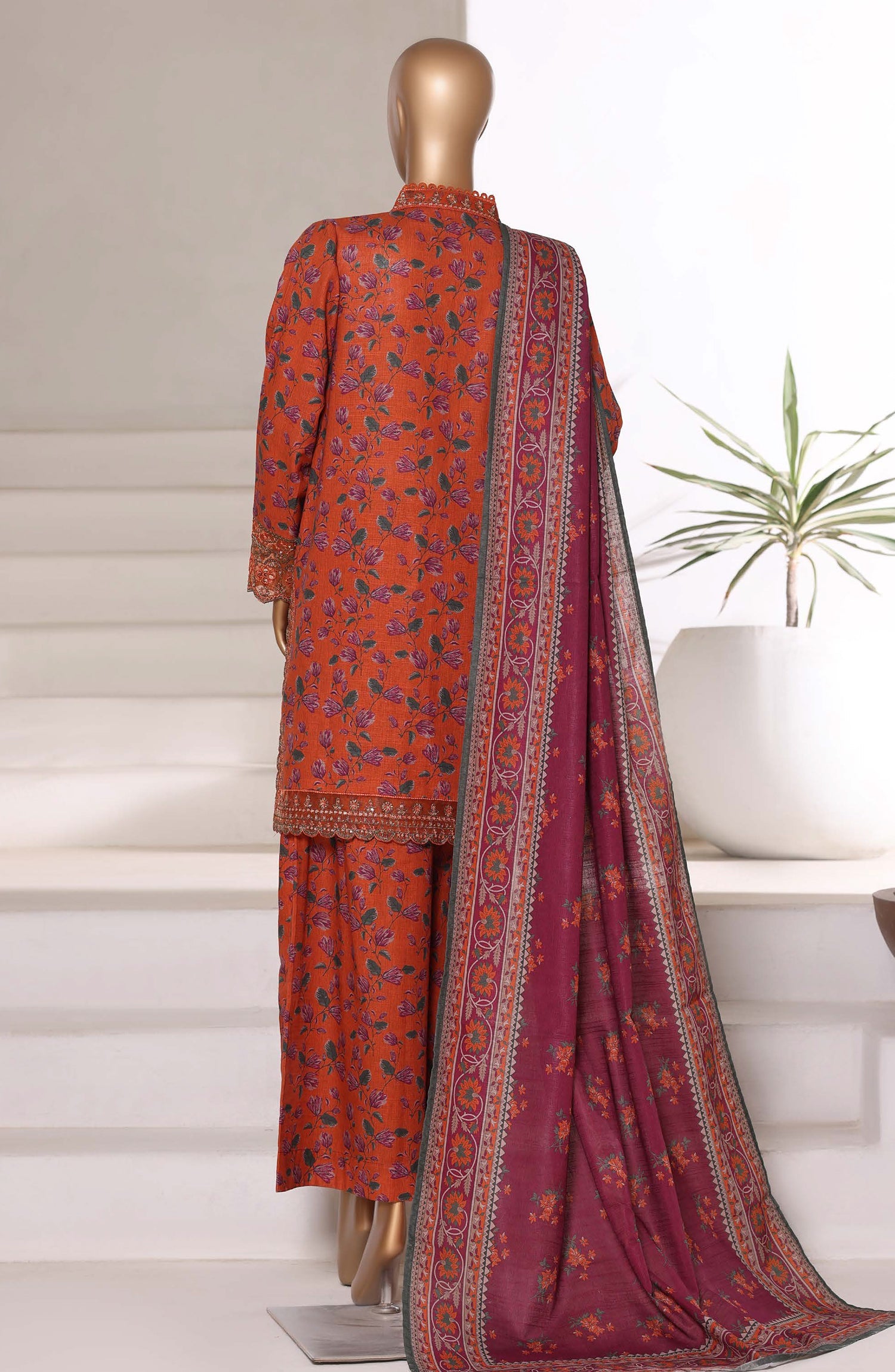 SADABAHAR Luxury Malika Khaddar Collection VOL 1 2025 D-02