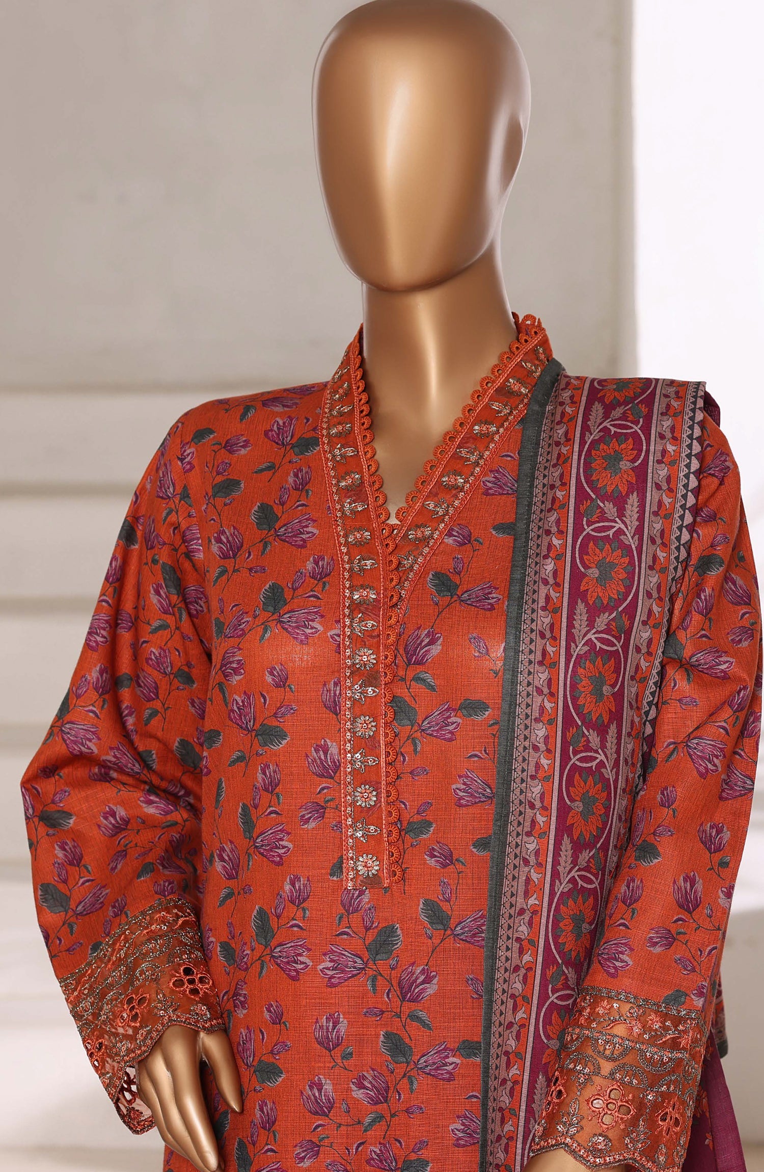 SADABAHAR Luxury Malika Khaddar Collection VOL 1 2025 D-02