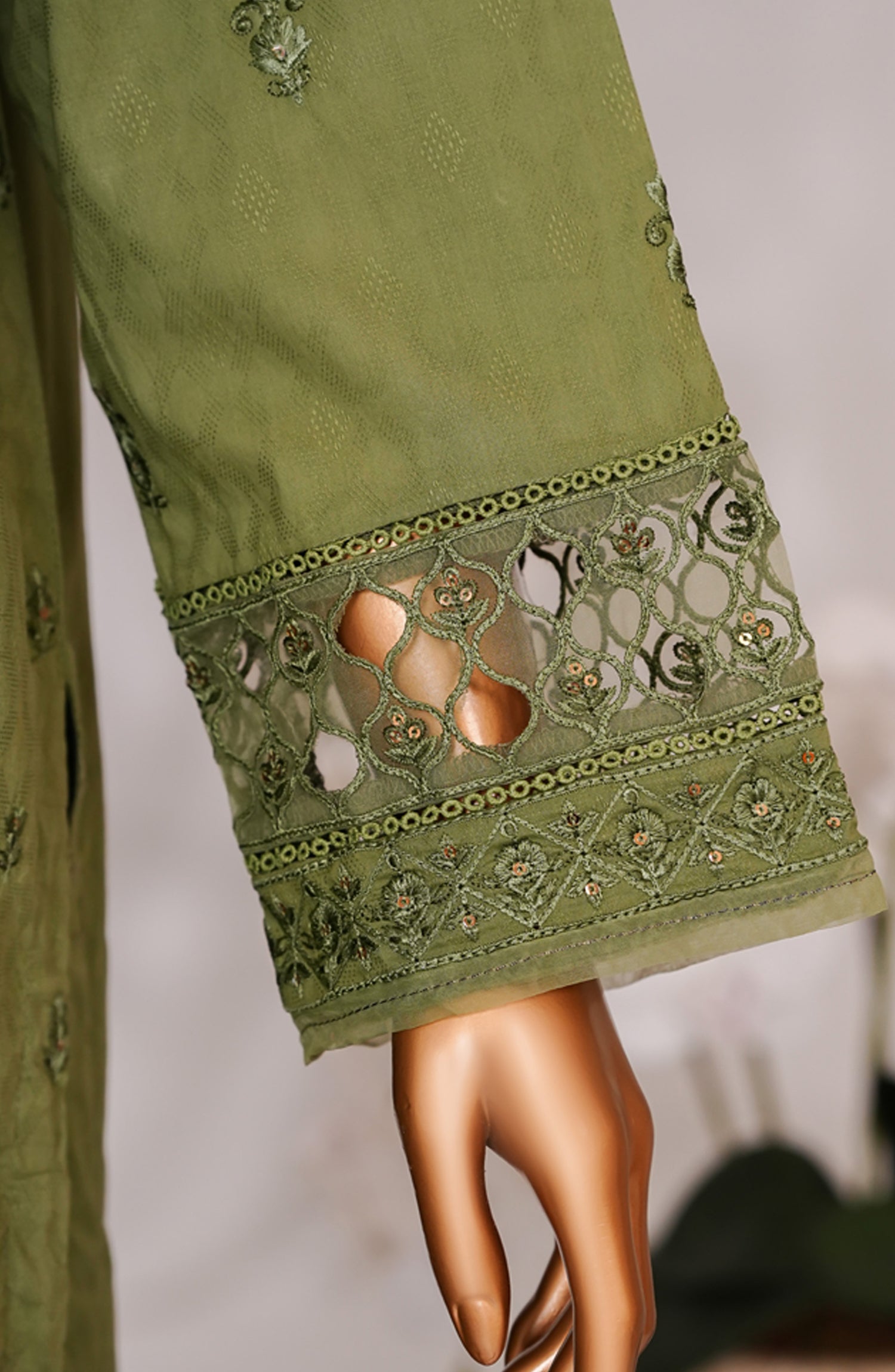 HZ Textile RTW MUSE Cotton Self Jacquard Embroidered With Digital Printed Dupatta VOL-05 3PC Collection 2025 D-05