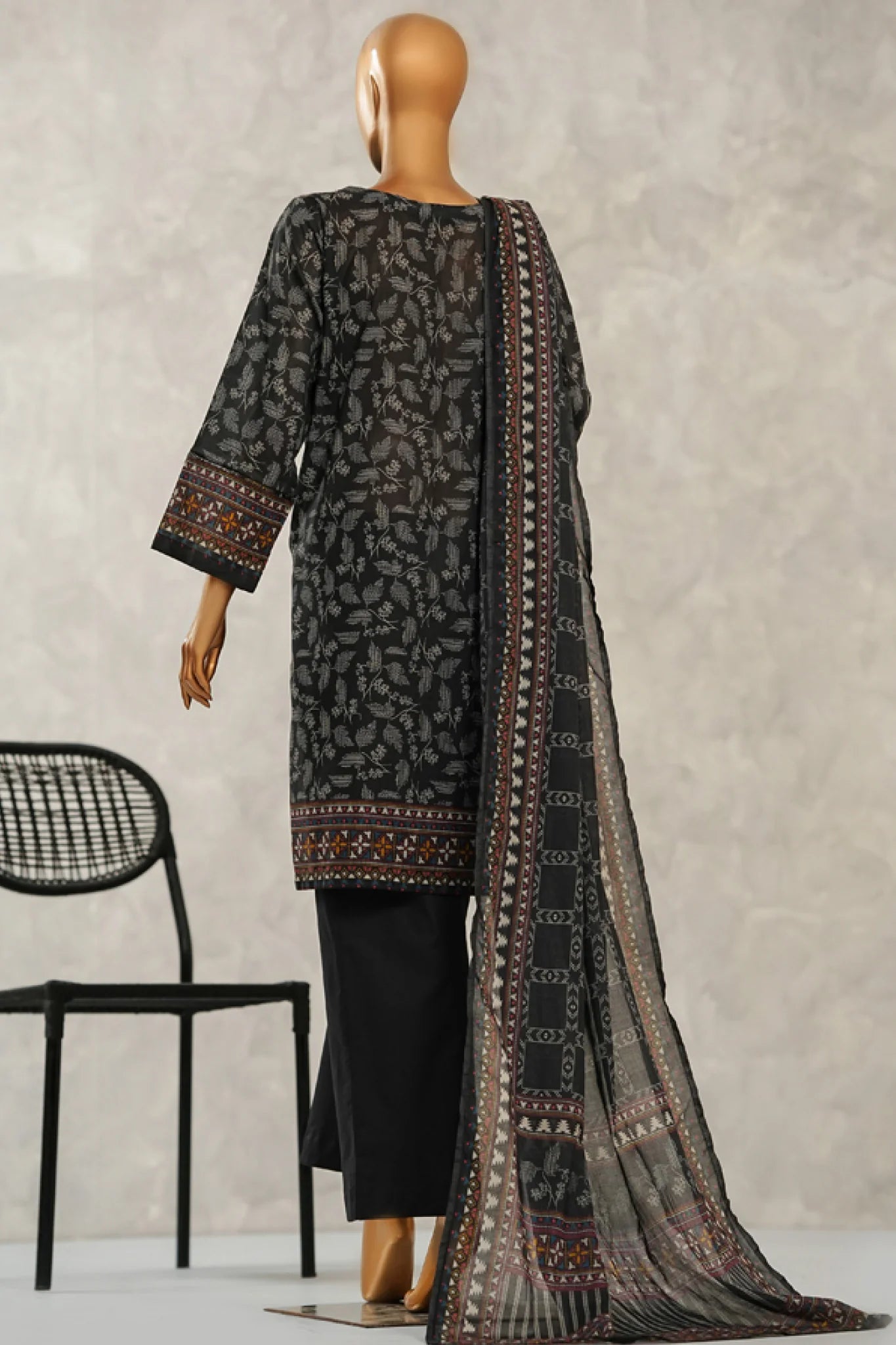 Aashkaar By HZ Stitched 3 Piece Emb Lawn Vol-06 Collection'2025-D 01