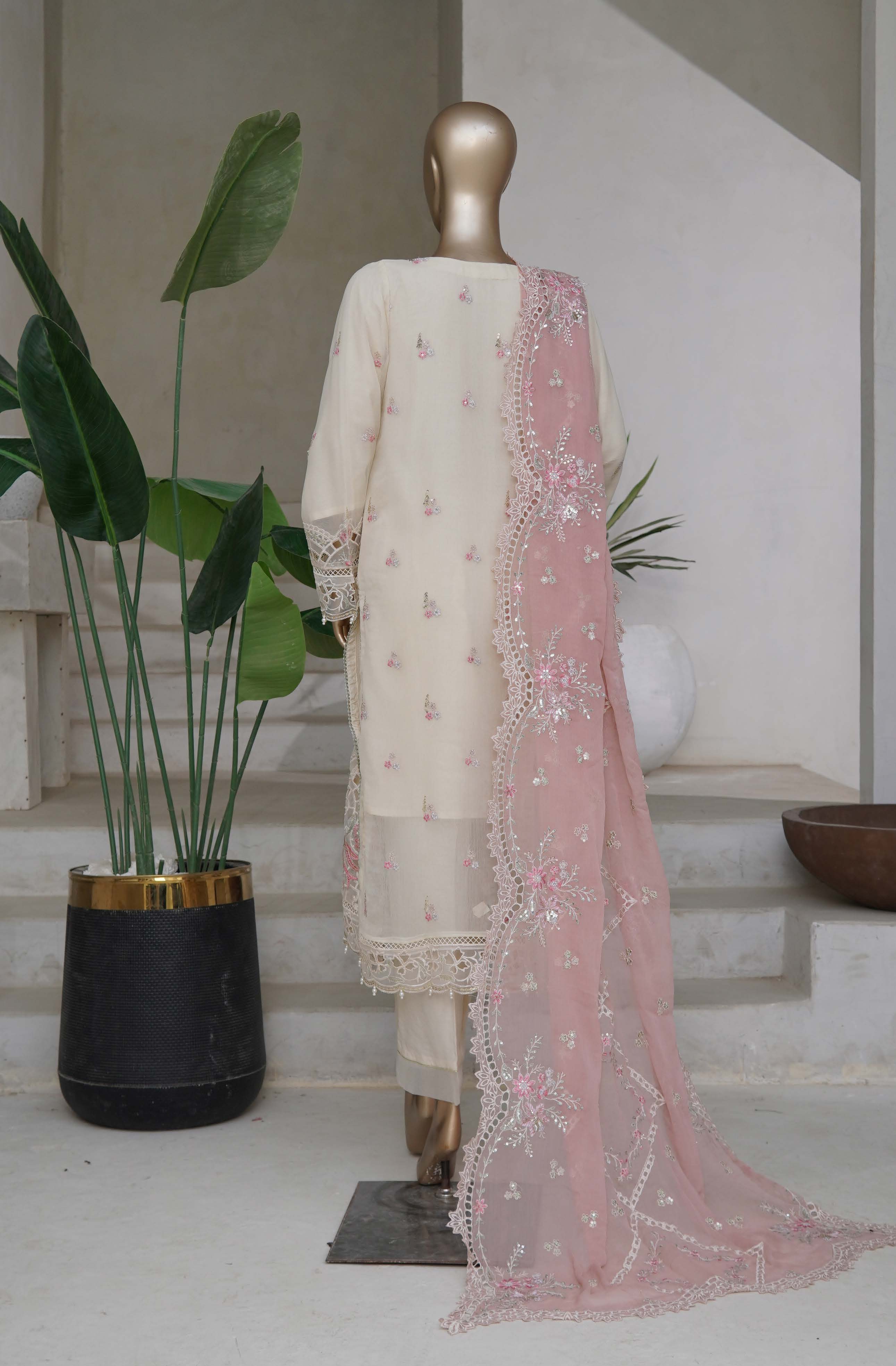 Sadabahar Afsanay Vol-15 luxury Gharara Chiffon Heavy Embroidered With Chiffon Embroidered Dupatta 3Piece RTW Collection 2025 D-05