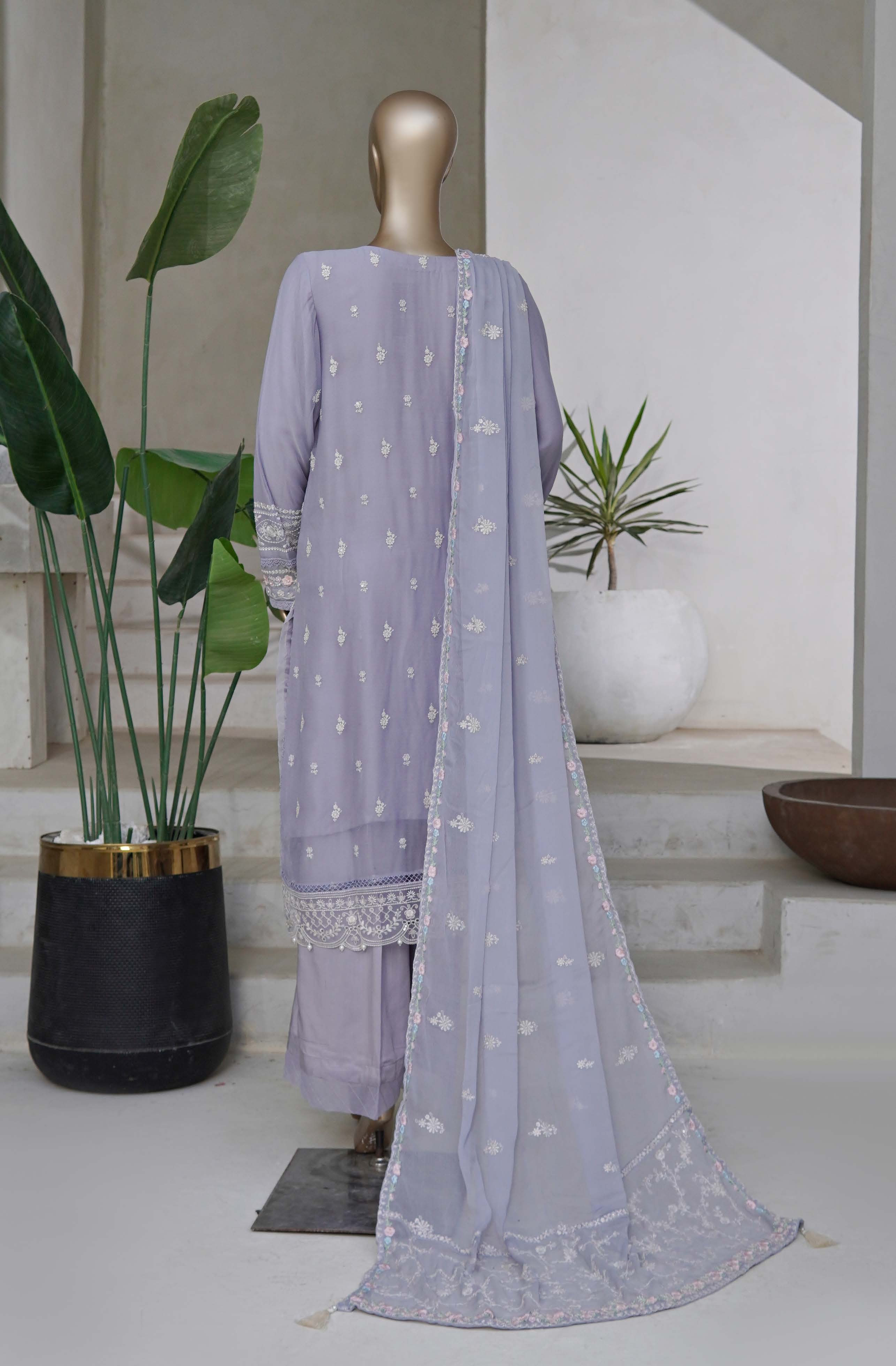 Sadabahar Afsanay Vol-15 luxury Gharara Chiffon Heavy Embroidered With Chiffon Embroidered Dupatta 3Piece RTW Collection 2025 D-06