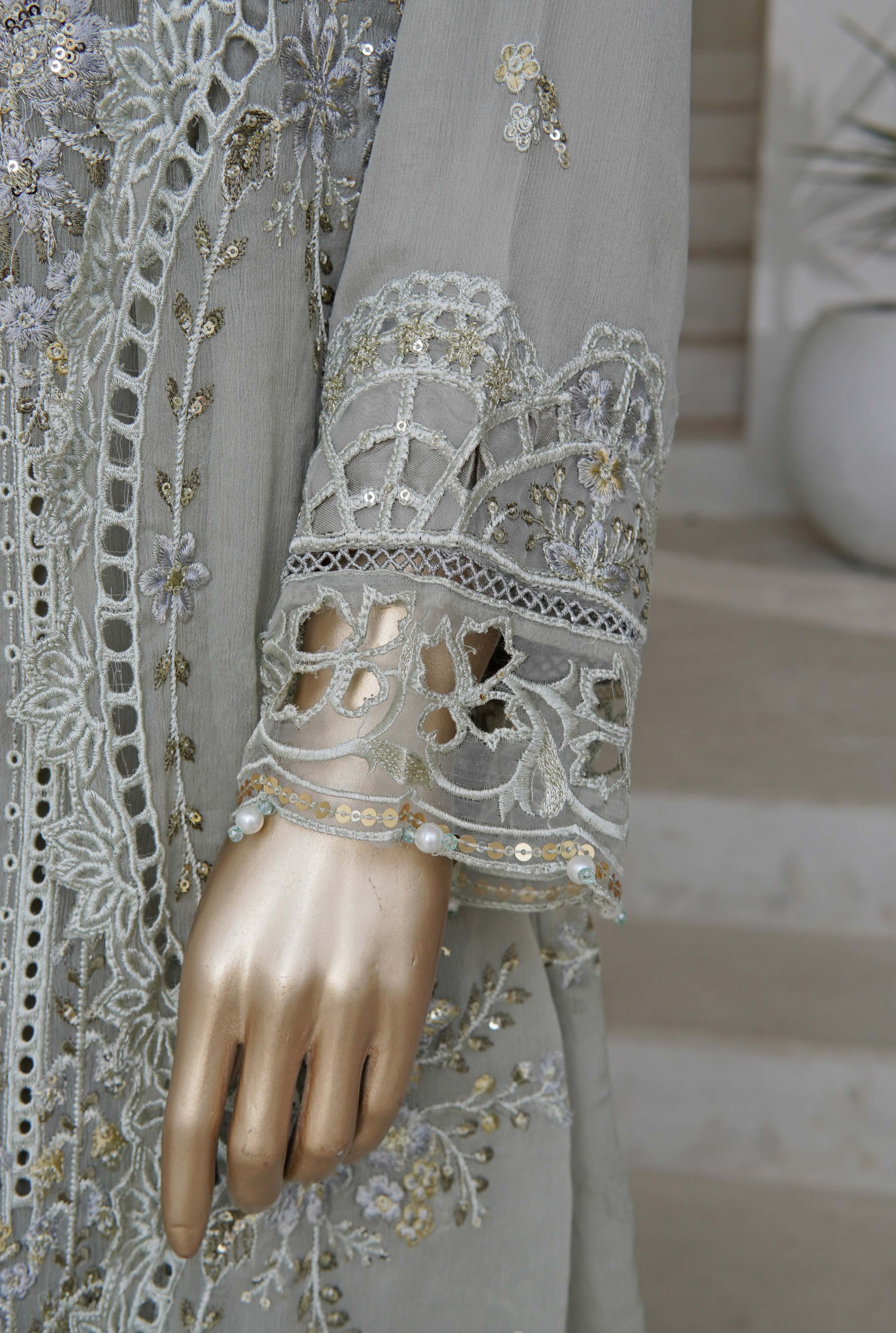 Sadabahar Afsanay Vol-15 luxury Chiffon Heavy Embroidered With Chiffon Embroidered Dupatta 3Piece RTW Collection 2025 D-01