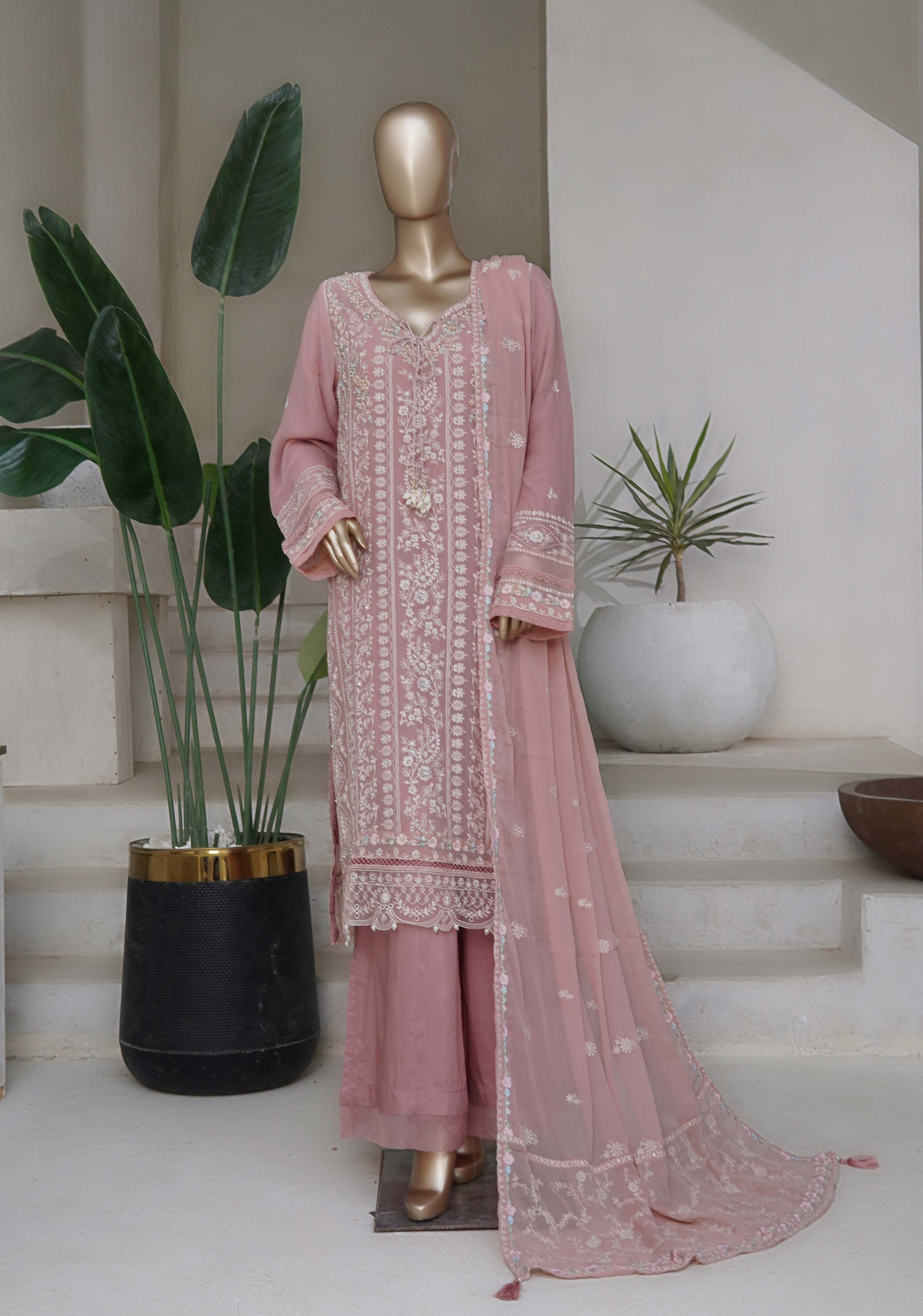 Sadabahar Afsanay Vol-15 luxury Chiffon Heavy Embroidered With Chiffon Embroidered Dupatta 3Piece RTW Collection 2025 D-02