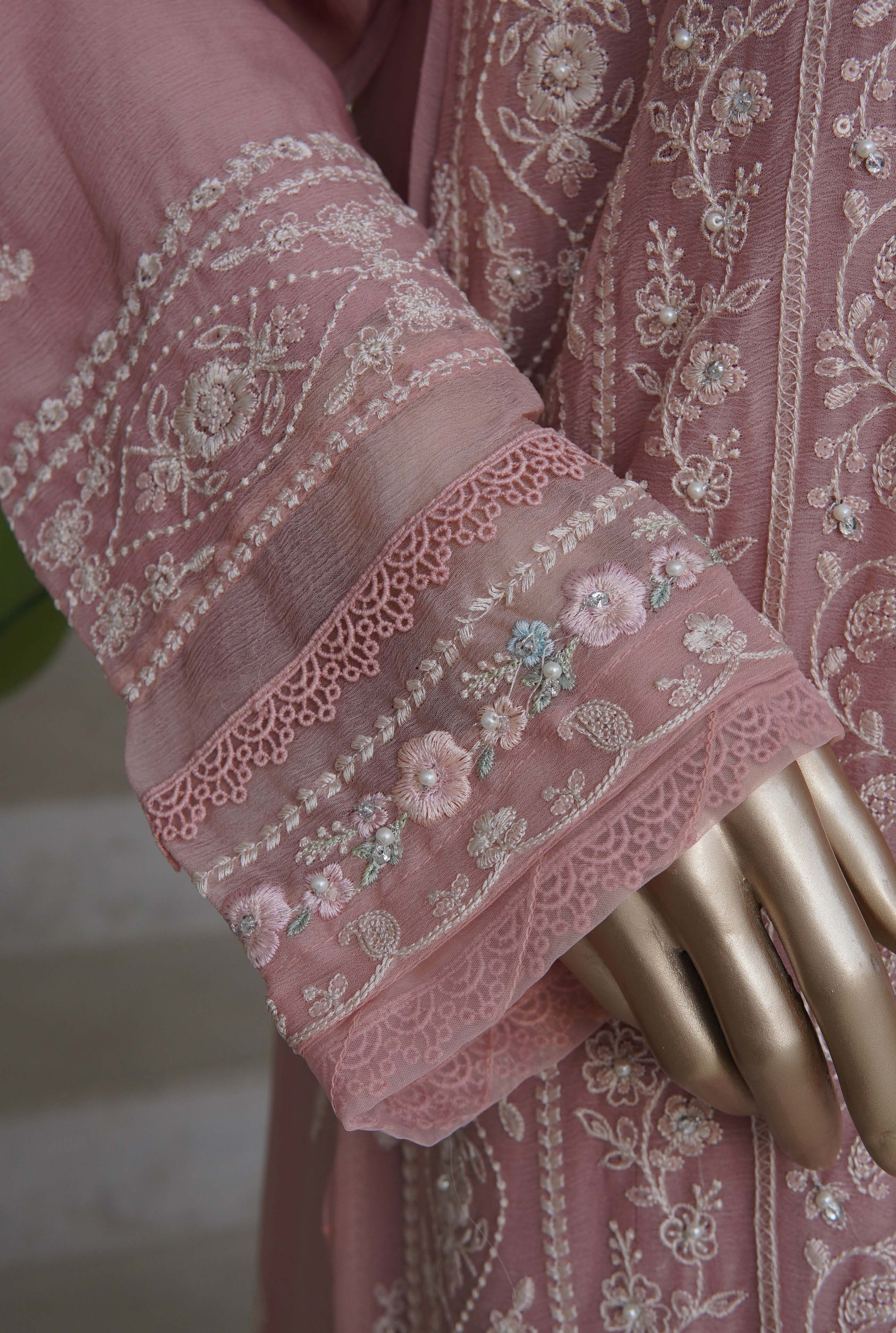 Sadabahar Afsanay Vol-15 luxury Chiffon Heavy Embroidered With Chiffon Embroidered Dupatta 3Piece RTW Collection 2025 D-02