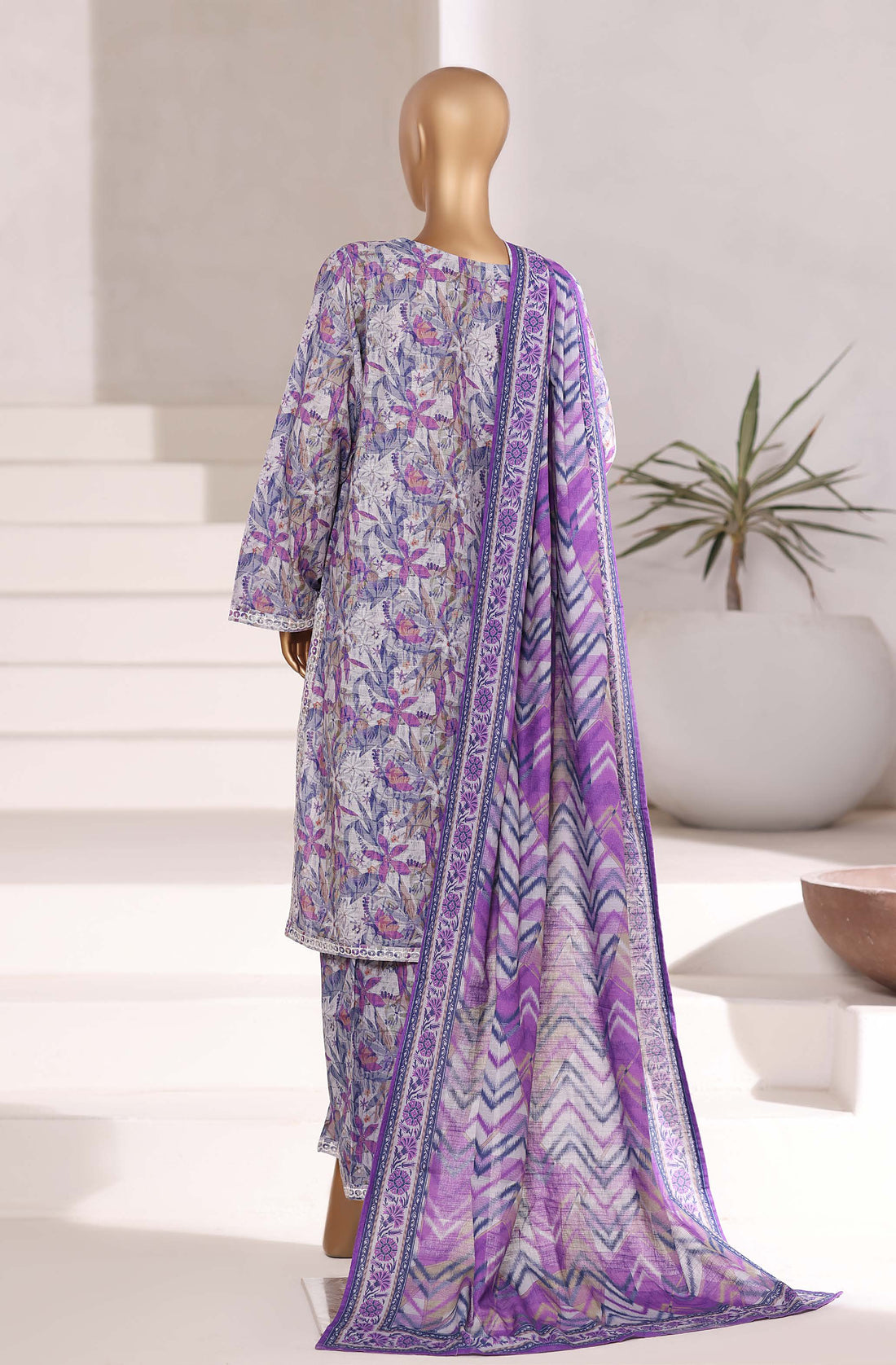 Sadabahar Printed Khadder Fall Embroidered 3pcs Stitched Collection 2025 D-05