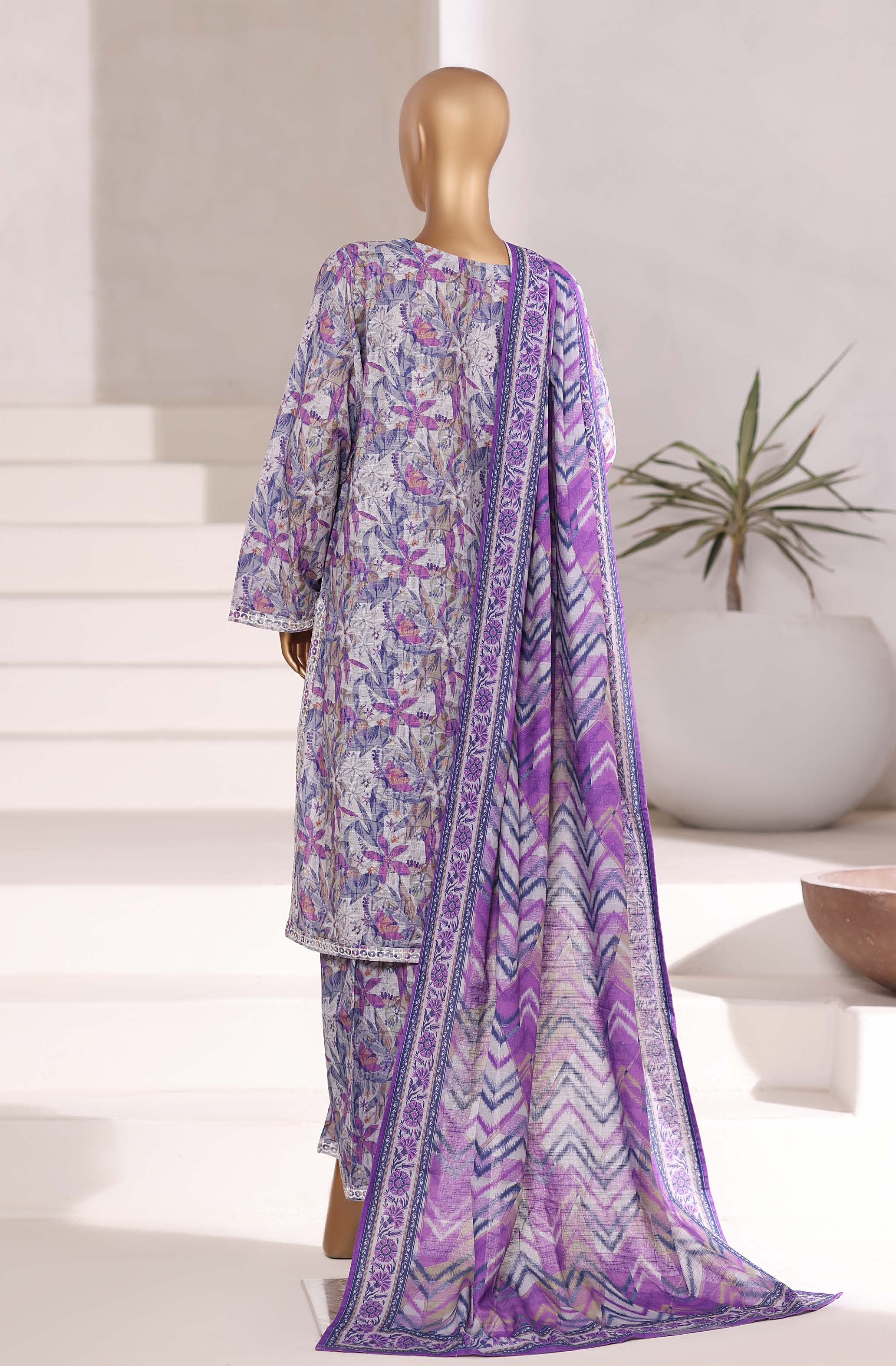 Sadabahar Printed Khadder Fall Embroidered 3pcs Stitched Collection 2025 D-05