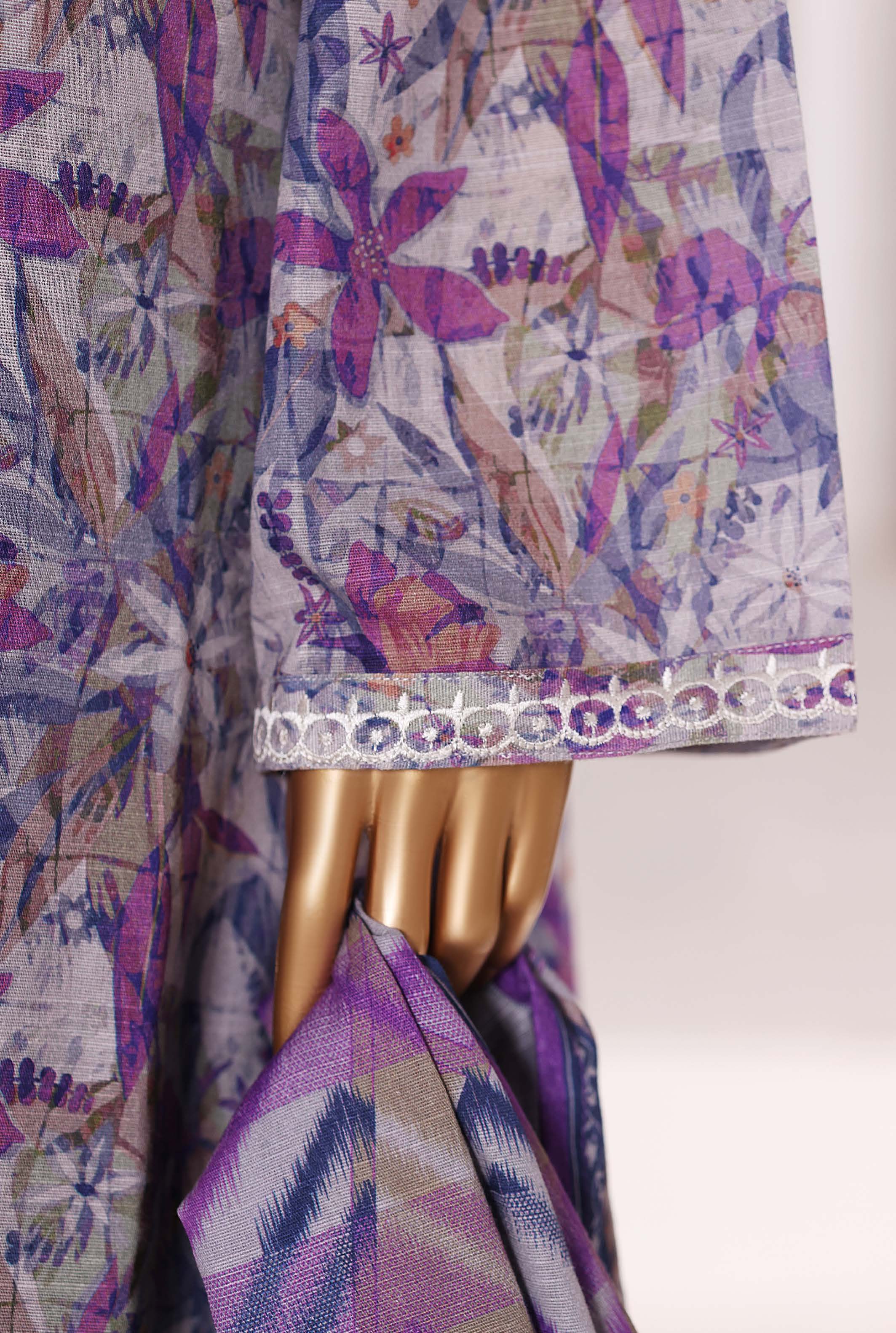 Sadabahar Printed Khadder Fall Embroidered 3pcs Stitched Collection 2025 D-05