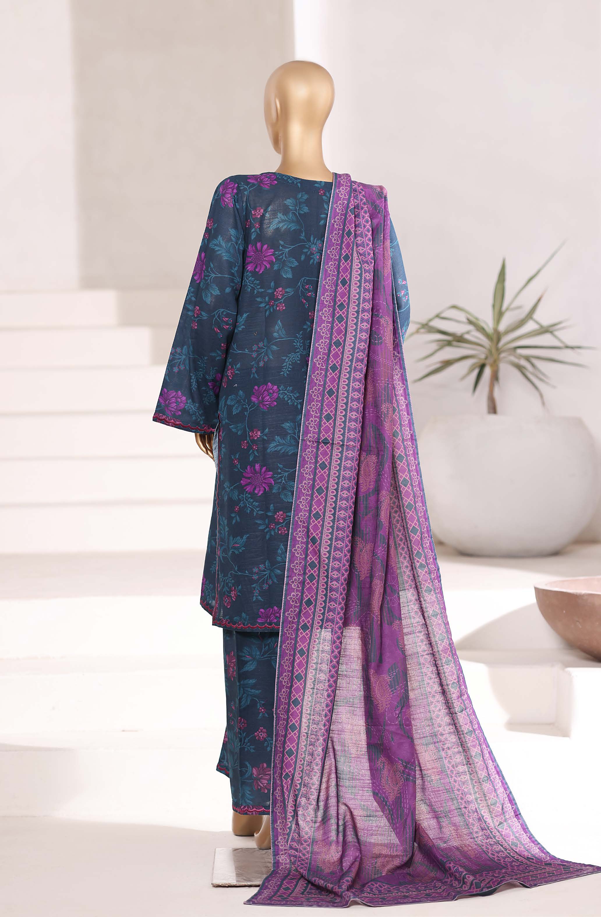 Sadabahar Printed Khadder Fall Embroidered 3pcs Stitched Collection 2025 D-06