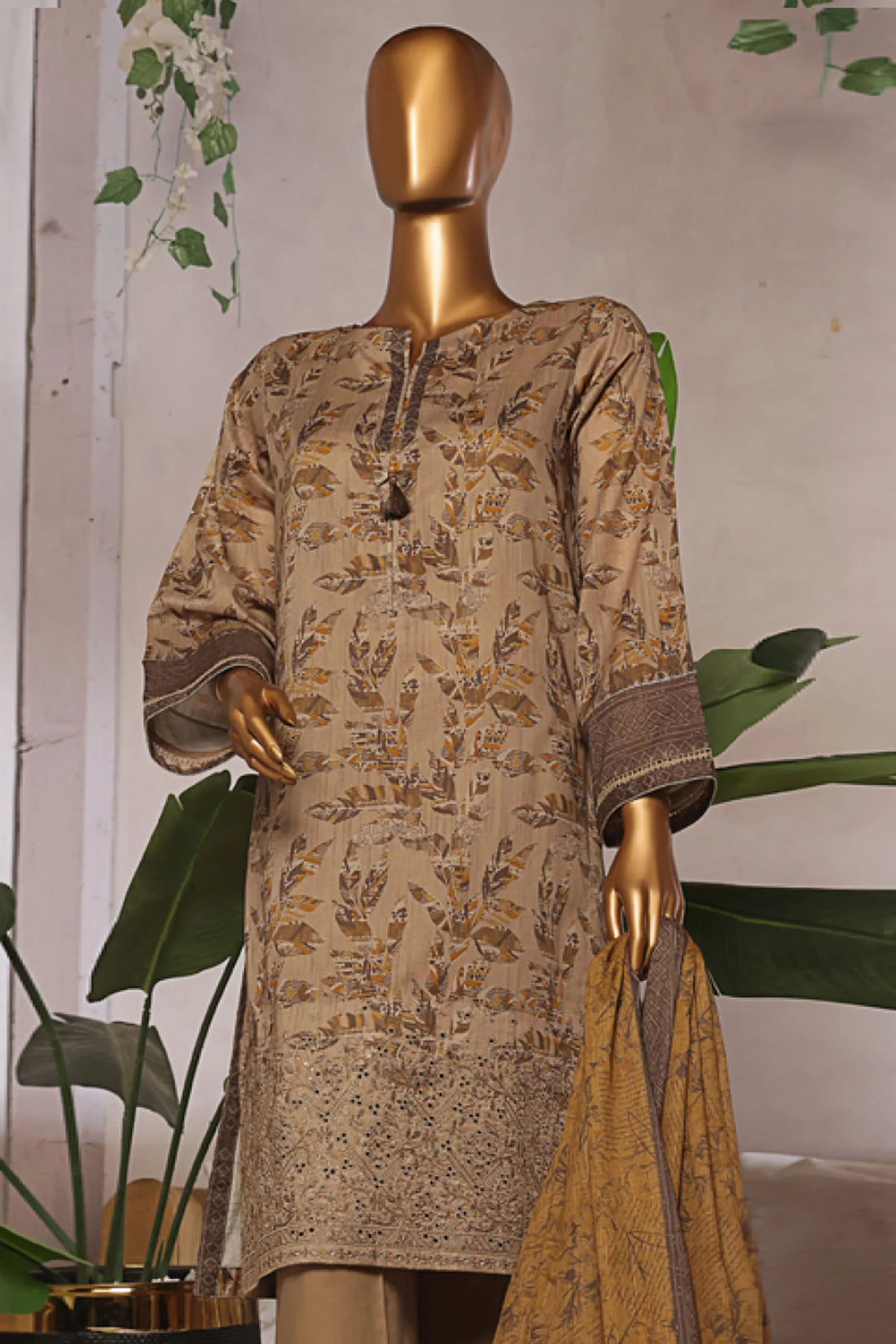 Aashkaar By HZ Stitched 3 Piece Emb Lawn Vol-05 Collection-D 04