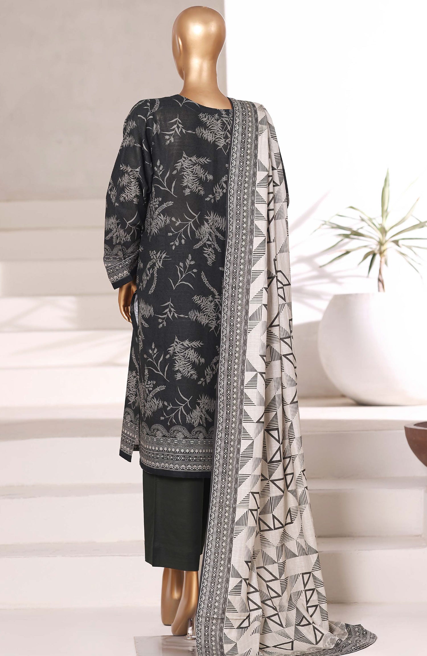 Sadabahar Printed Khadder 3PCS Stitched Vol—2 Collection 2025 D-01