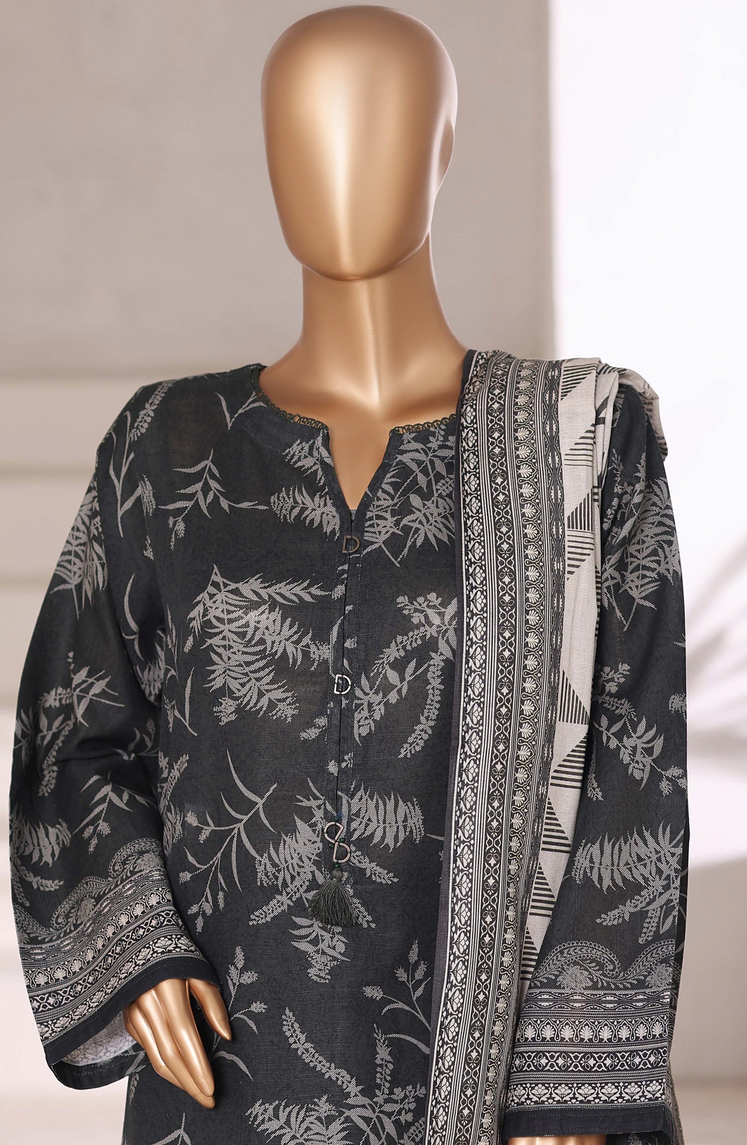 Sadabahar Printed Khadder 3PCS Stitched Vol—2 Collection 2025 D-01