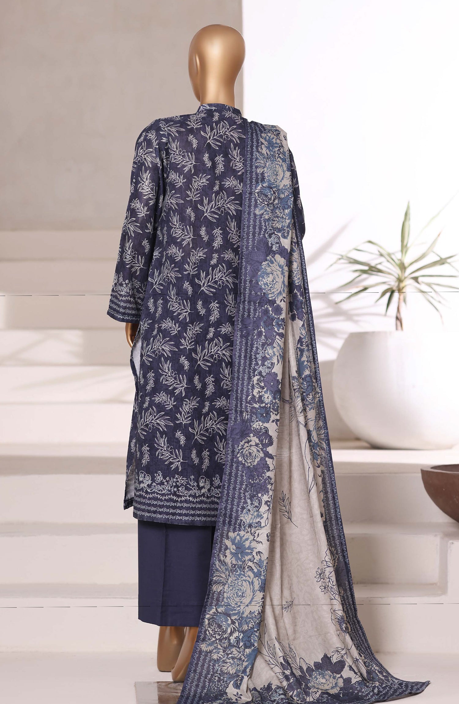 Sadabahar Printed Khadder 3PCS Stitched Vol—2 Collection 2025 D-02