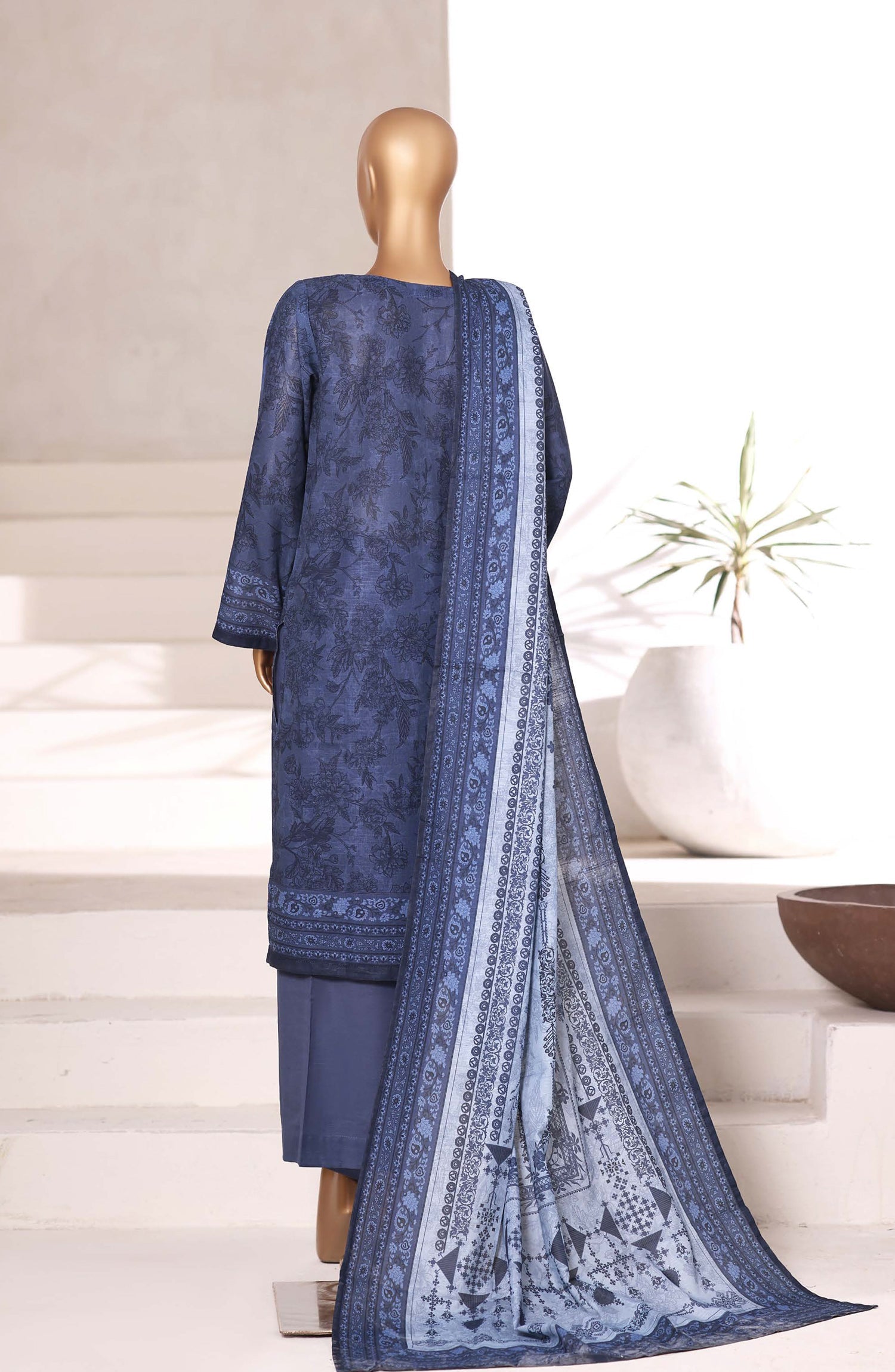 Sadabahar Printed Khadder 3PCS Stitched Vol—2 Collection 2025 D-04