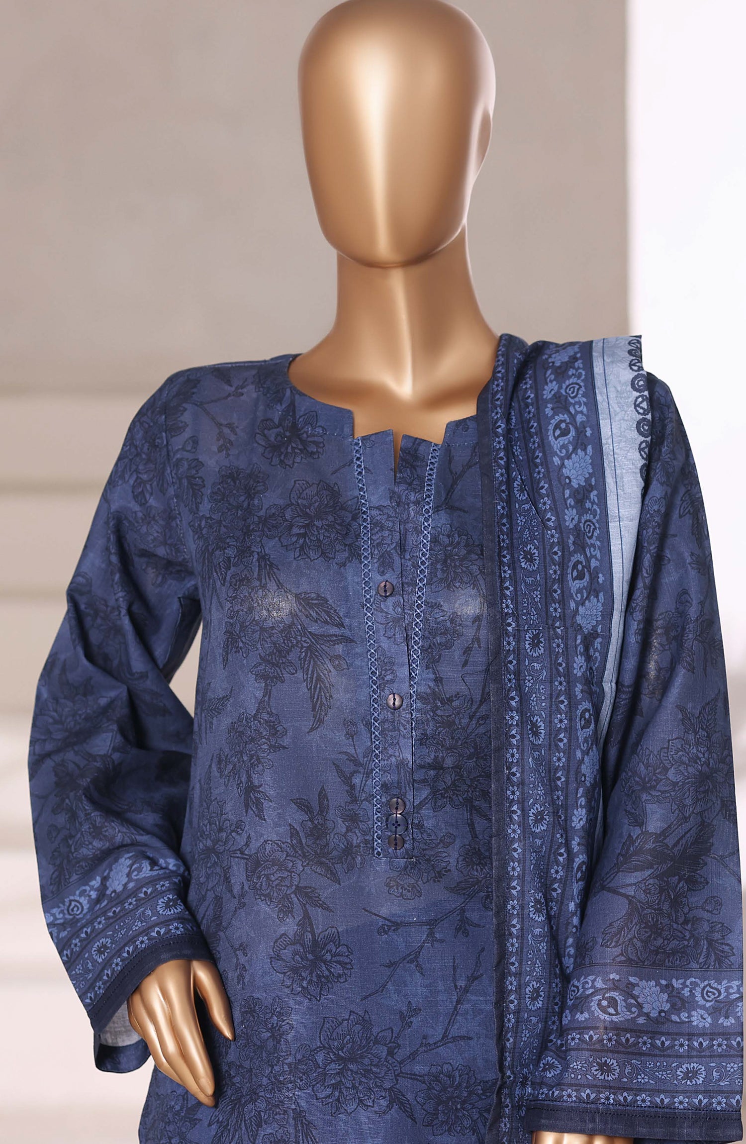 Sadabahar Printed Khadder 3PCS Stitched Vol—2 Collection 2025 D-04