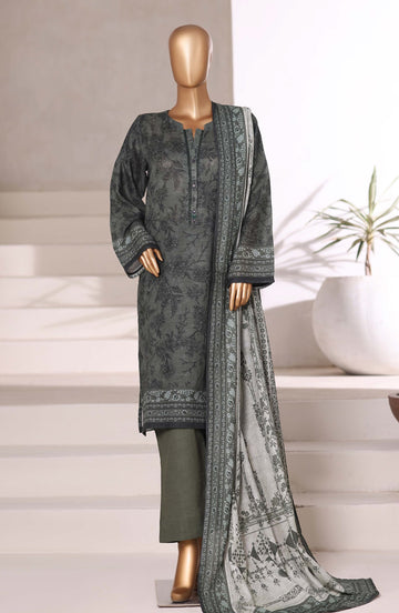 Sadabahar Printed Khadder 3PCS Stitched Vol—2 Collection 2025 D-05