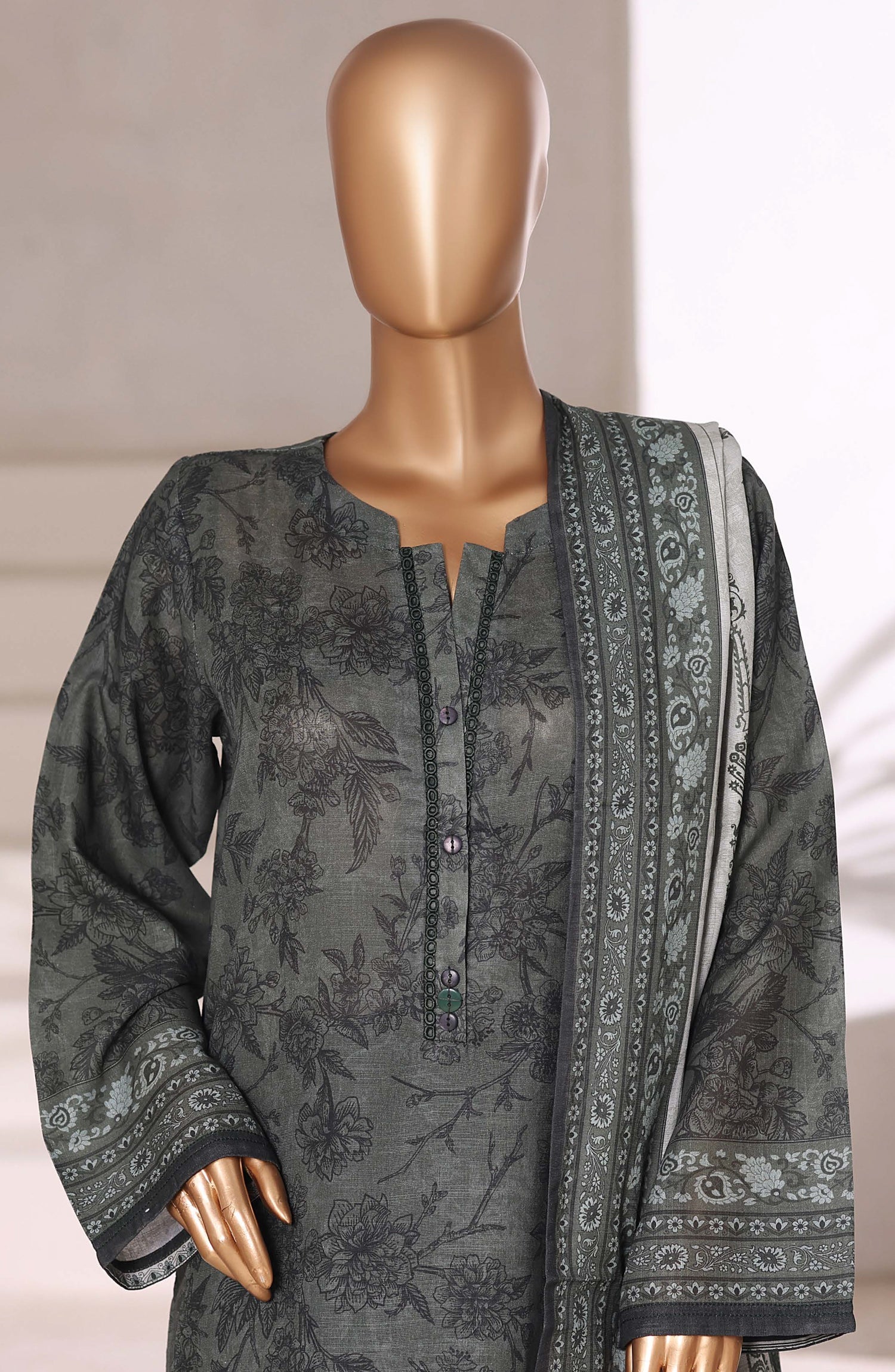 Sadabahar Printed Khadder 3PCS Stitched Vol—2 Collection 2025 D-05