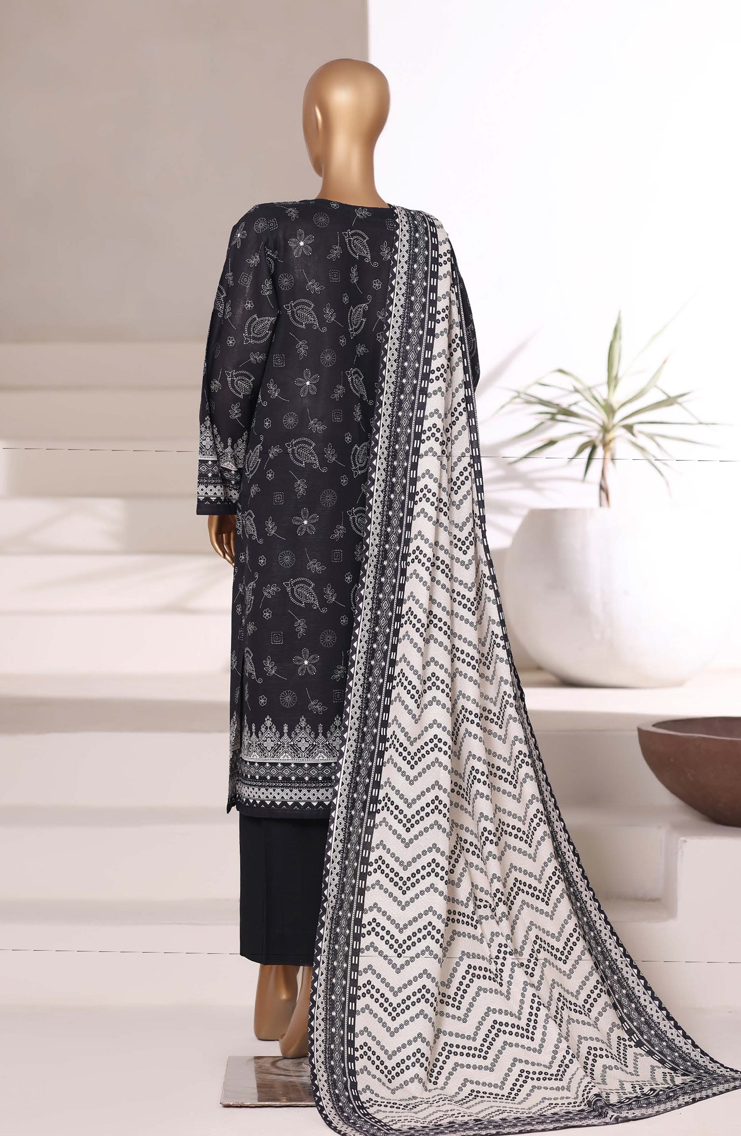 Sadabahar Printed Khadder 3PCS Stitched Vol—2 Collection 2025 D-06