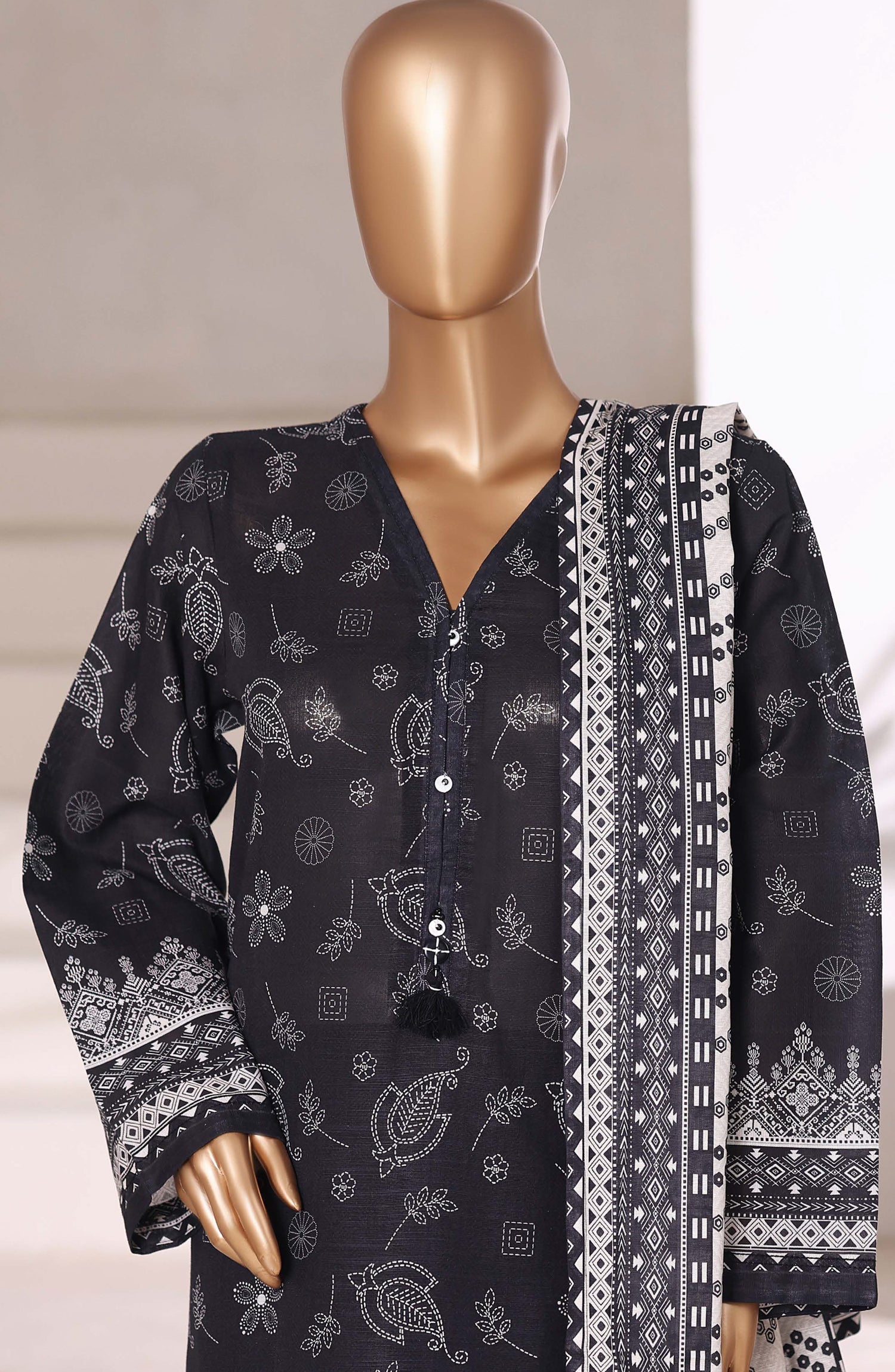 Sadabahar Printed Khadder 3PCS Stitched Vol—2 Collection 2025 D-06